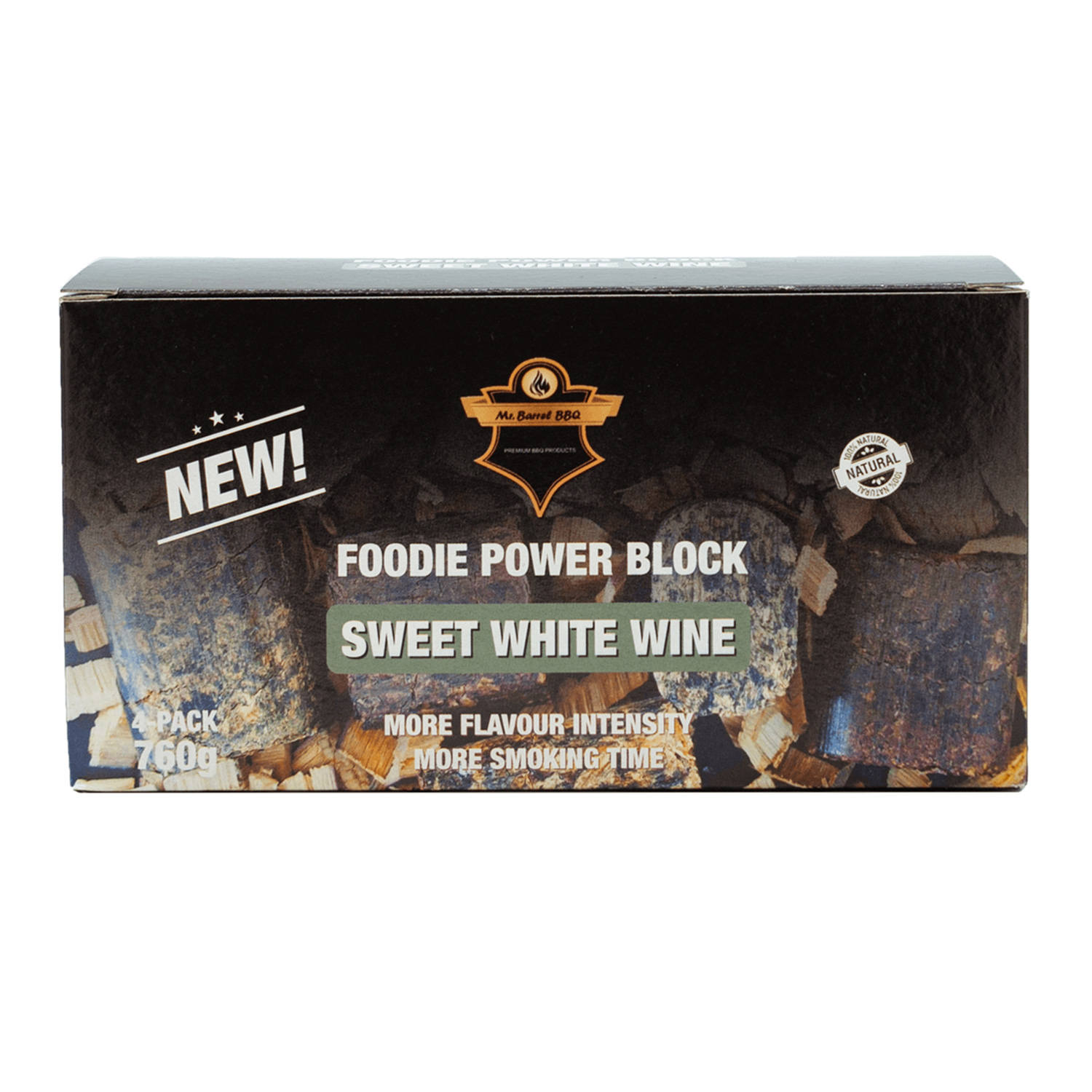 Mr. Barrel BBQ Foodie Power Blocks L Sweet White Wine, 760 g Mr. Barrel BBQ Foodie Power Blocks L Sweet White Wine, 760 g
