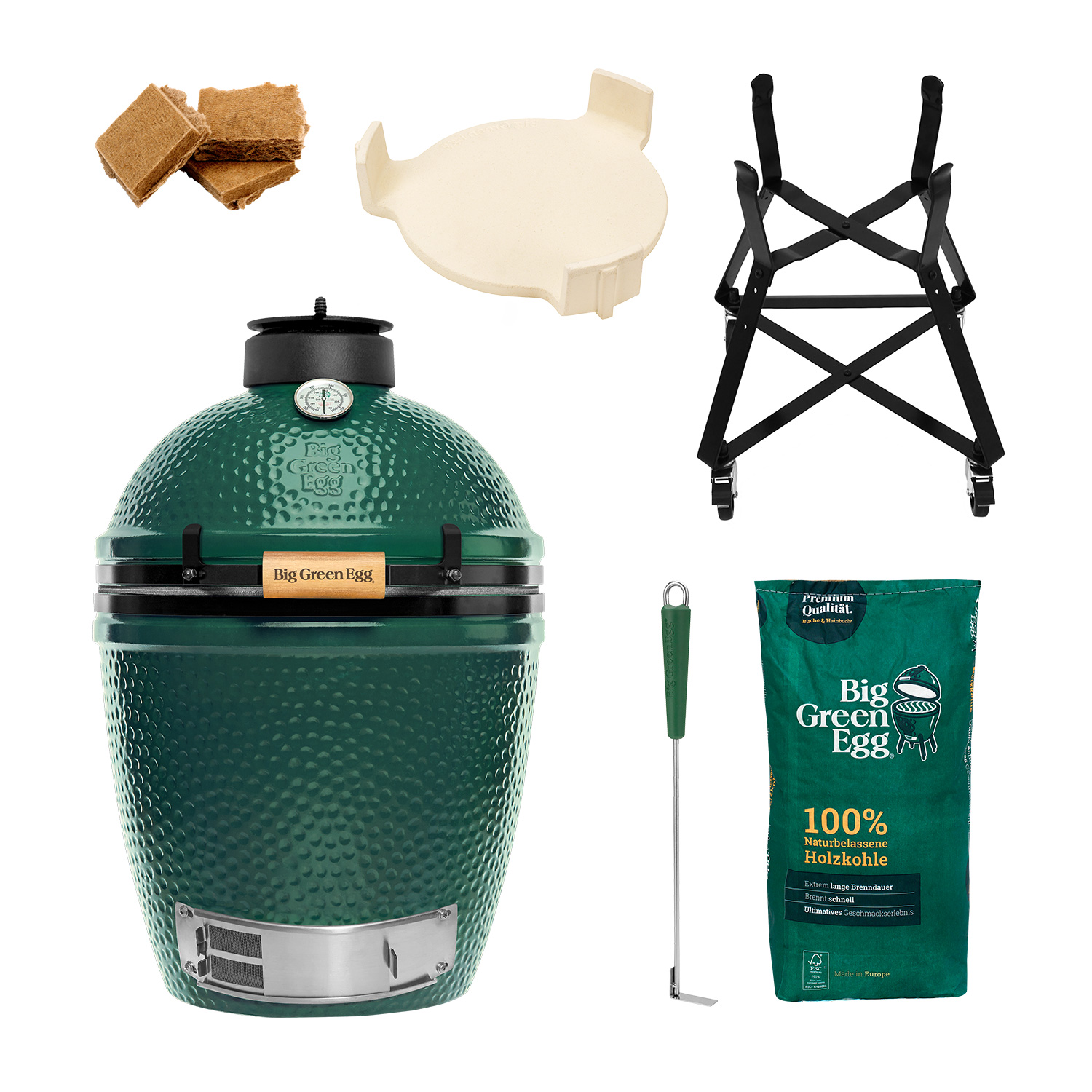 Big Green Egg Medium Keramikgrill Starterset Big Green Egg Medium Keramikgrill Starterset