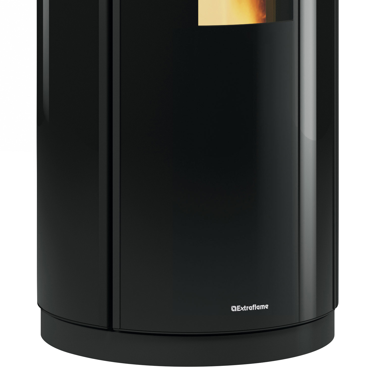 Extraflame Prestige Line Pamela Pelletofen Stahl Crystal Schwarz