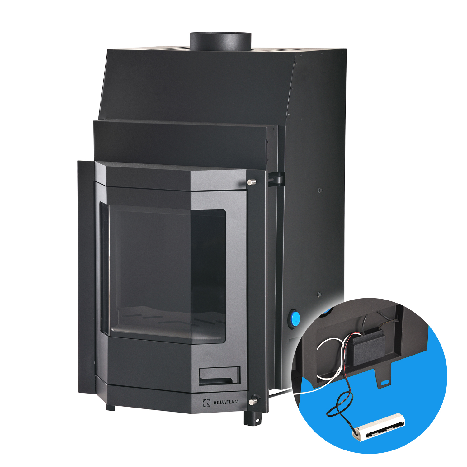Aquaflam 17 Prisma Basic Wasserführender Kamineinsatz Aquaflam 17 Prisma Basic Wasserführender Kamineinsatz