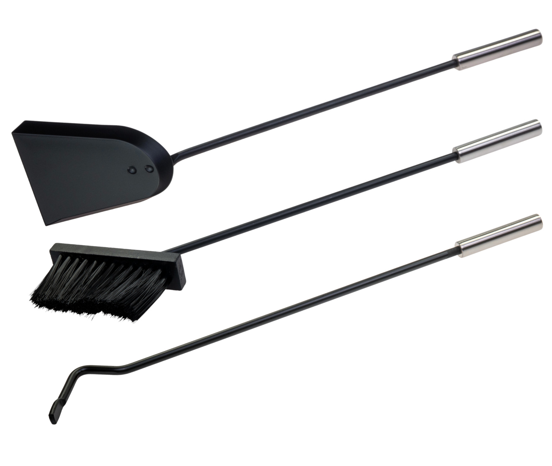 Raik Kaminbesteck Ludwig Set 4-teilig Schwarz Raik Kaminbesteck Ludwig Set 4-teilig Schwarz