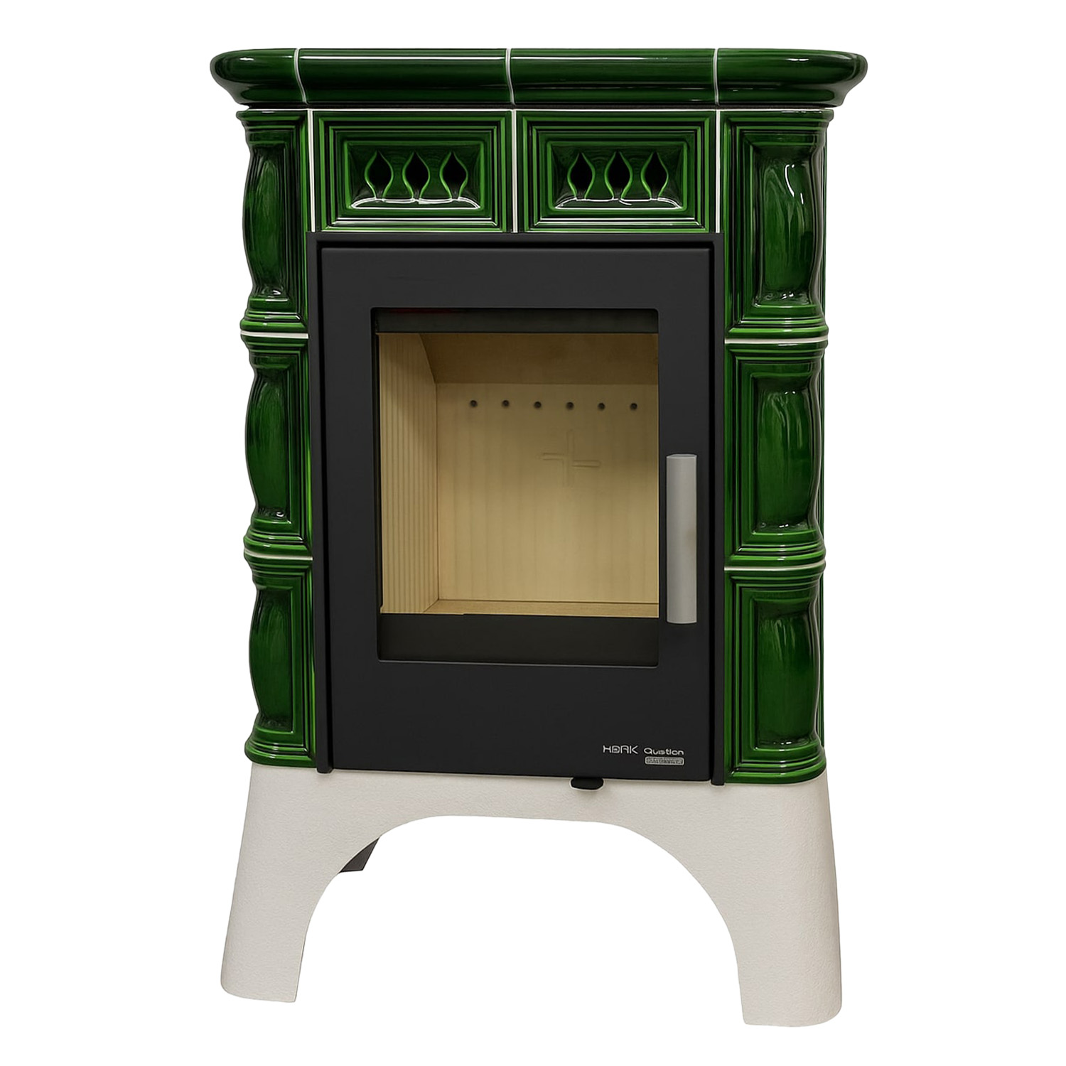 Haas+Sohn TREVISO III 246.37 Kaminofen perl-schwarz/grün