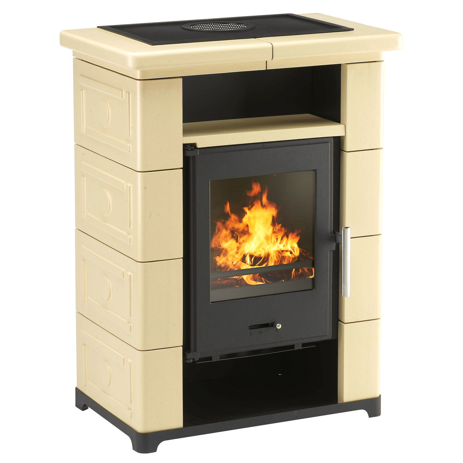 Wamsler Montafon S Kaminofen Keramik beige