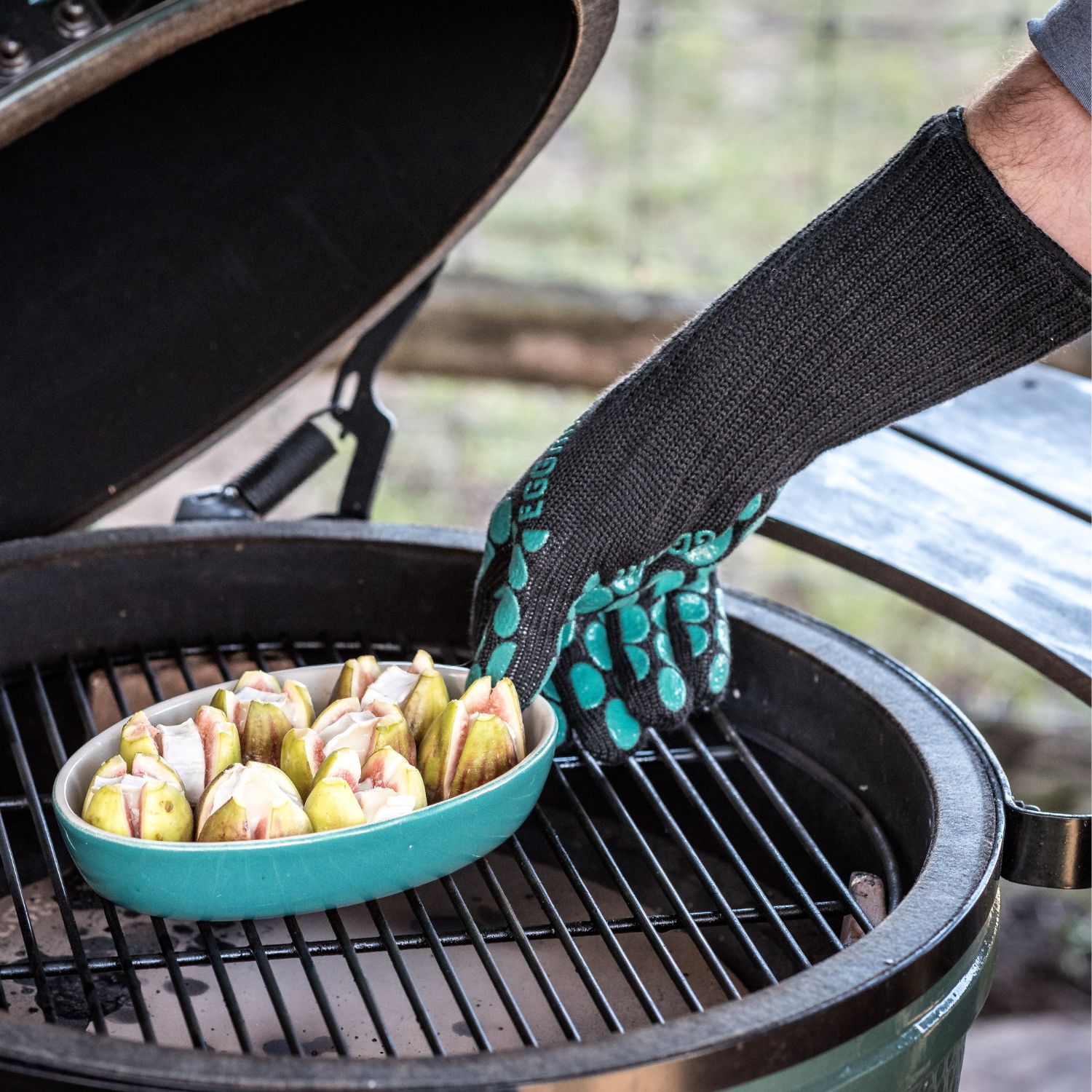 Big Green Egg EGGmitt Grillhandschuh aus Aramid und Silikon Big Green Egg EGGmitt Grillhandschuh aus Aramid und Silikon