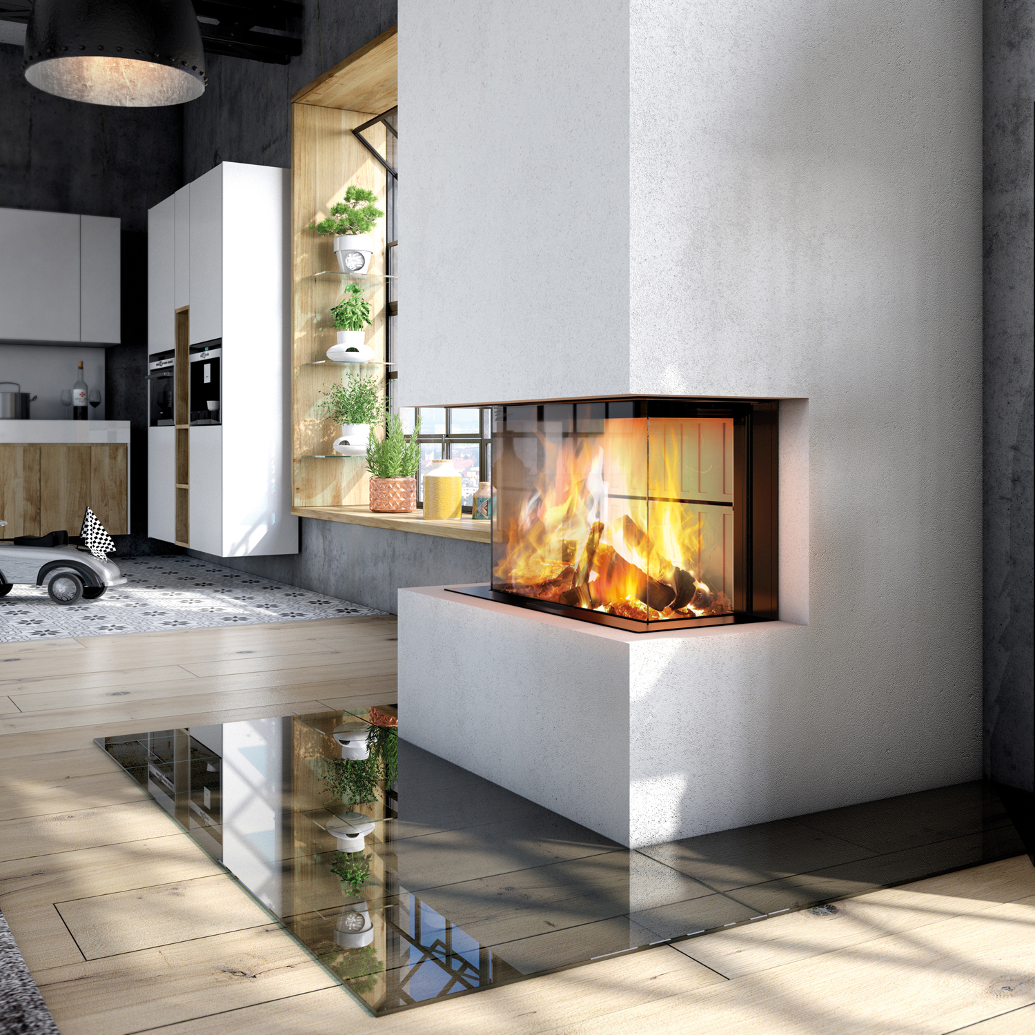 Spartherm Premium Arte-3RL-80h Kamineinsatz RRA Ø 200 mm Spartherm Premium Arte-3RL-80h Kamineinsatz RRA Ø 200 mm