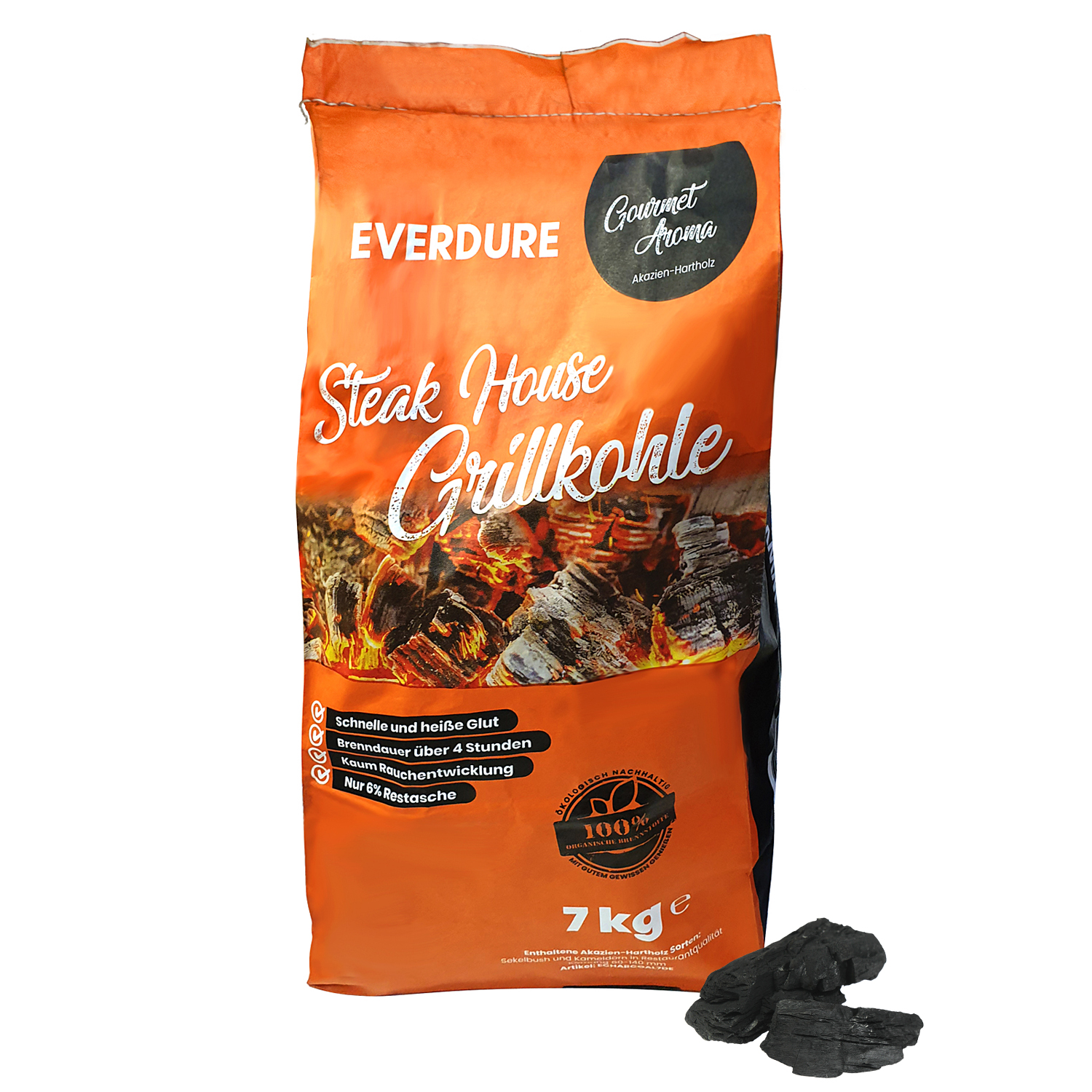 Everdure Steak House Grillkohle 7 kg Everdure Steak House Grillkohle 7 kg