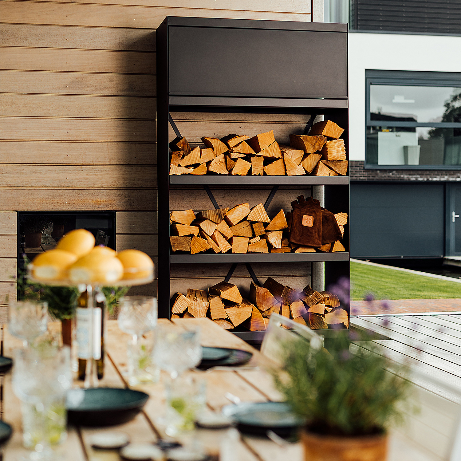 OFYR Holzregal Black 100 OFYR Holzregal Black 100