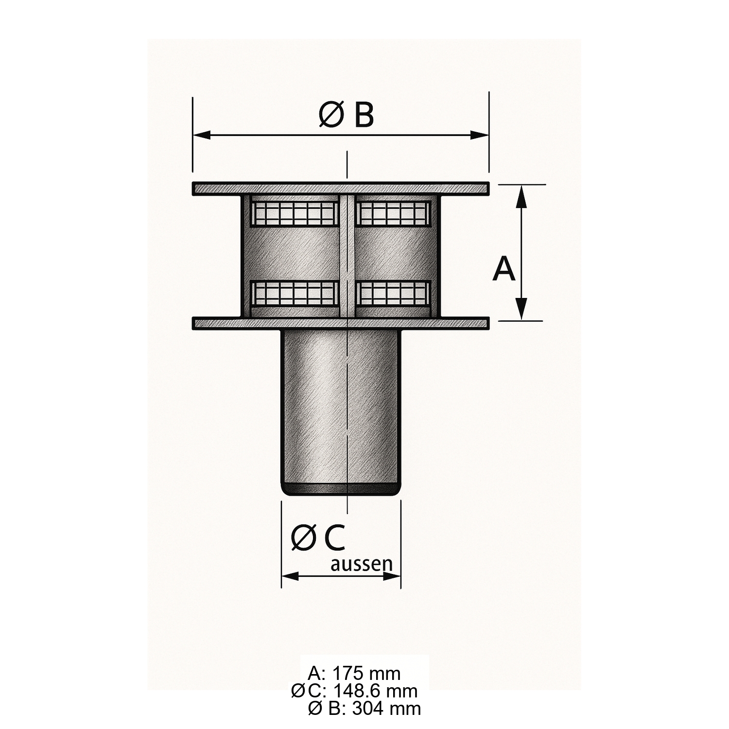 Schiedel PRIMA PLUS Regenhaube AntiSplash Deckel klappbar mit Funkenschutzgitter Ø150 mm einwandig glänzend