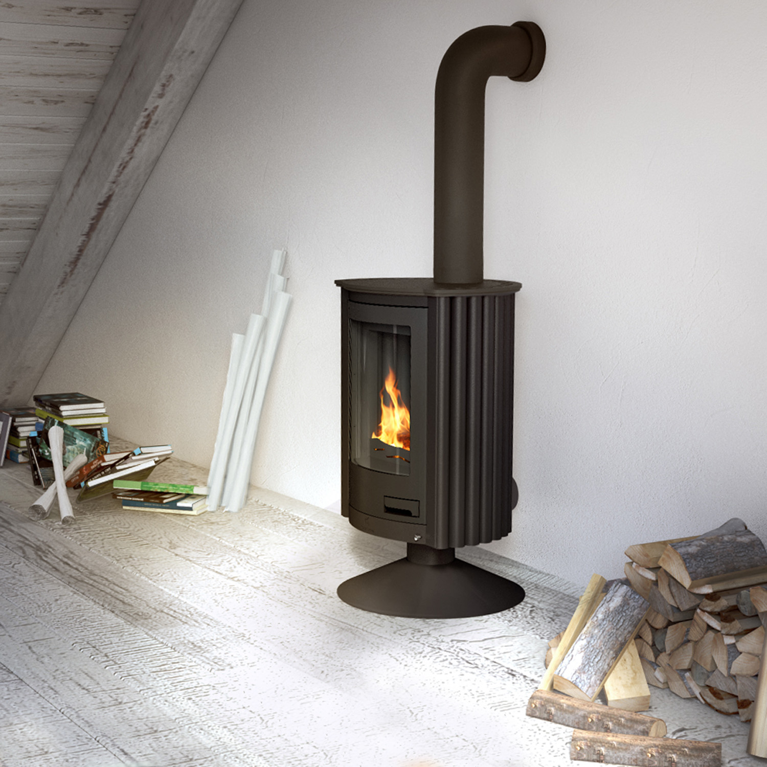 Warmluftofen Masterflamme Piccolo II Black Warmluftofen Masterflamme Piccolo II Black
