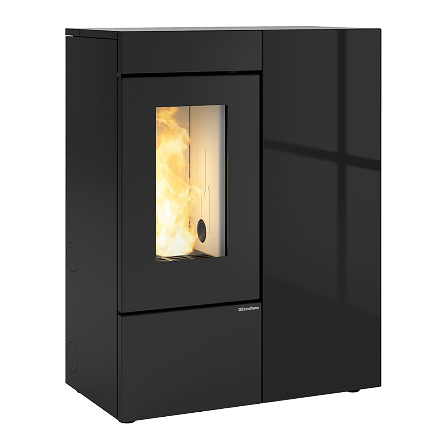 Extraflame Evolution Line Annalisa Plus Crystal Pelletofen Schwarz