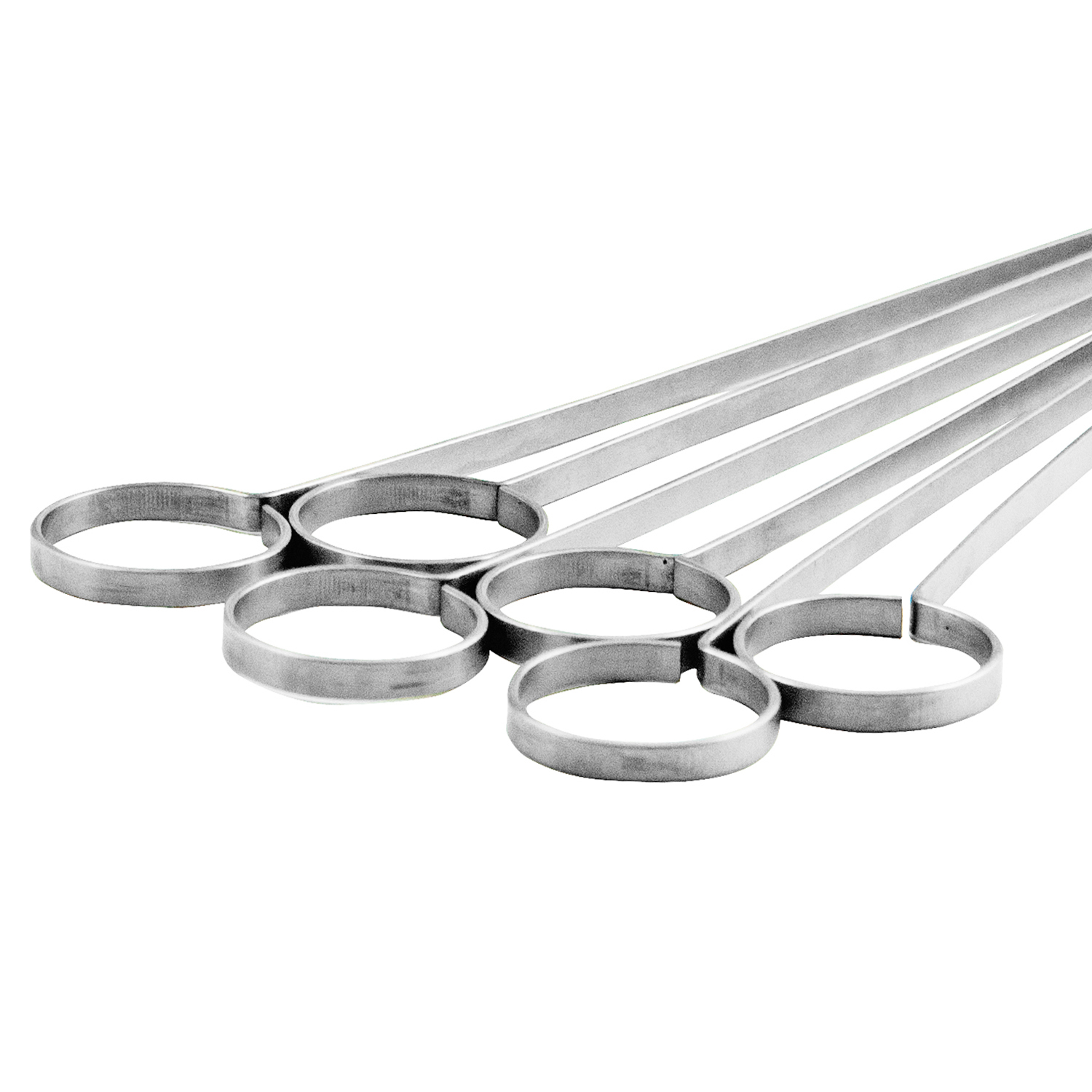 Grandhall Kebab-/Rippchenhalter mit 6 Grillspießen Grandhall Kebab-/Rippchenhalter mit 6 Grillspießen