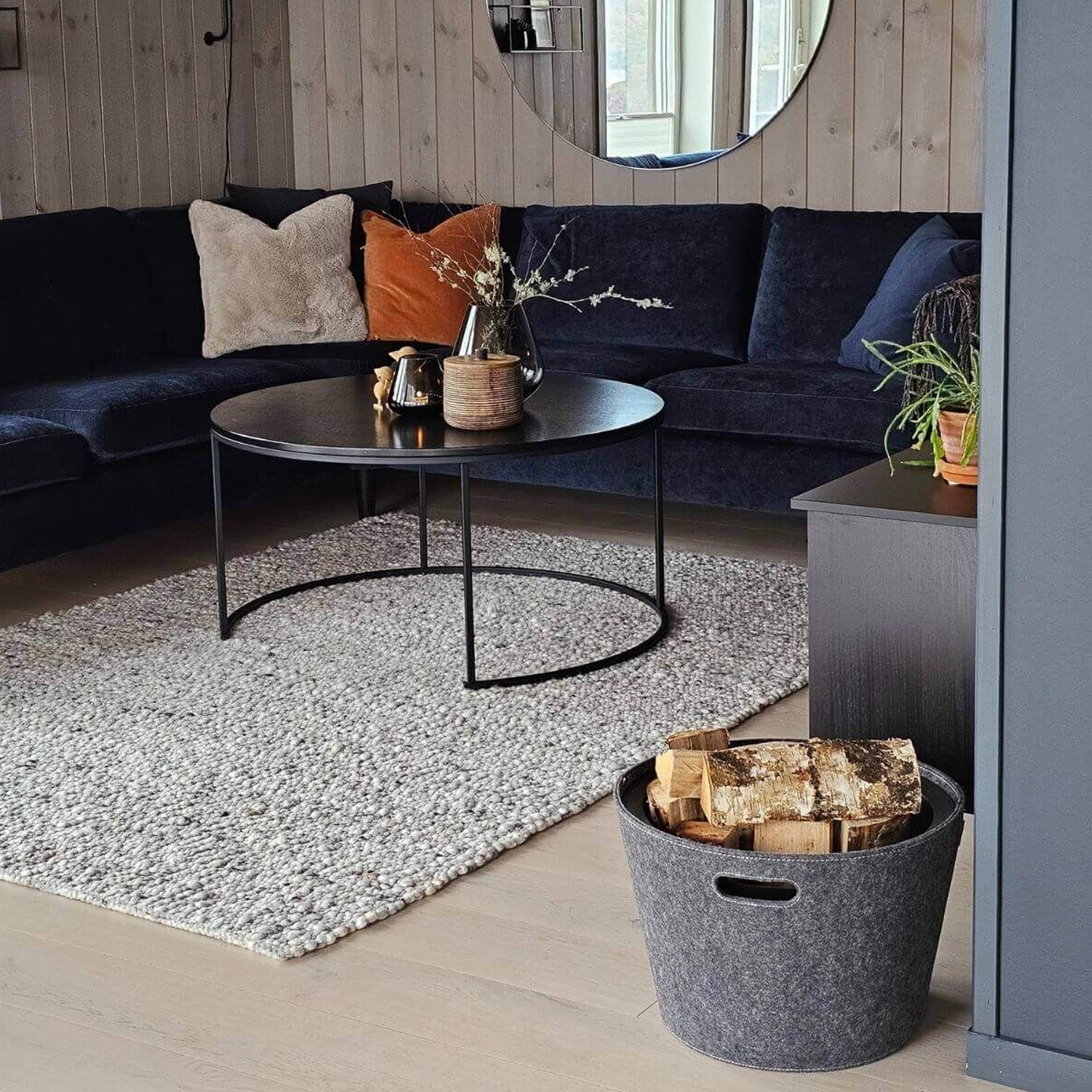 Aduro Proline Holzkorb Filz Ø45