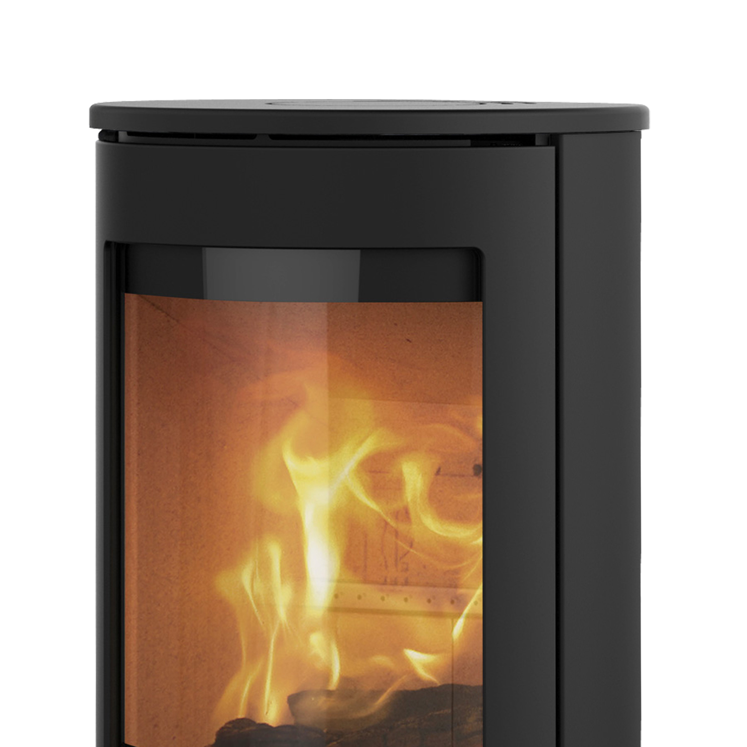 Lotus Prestige Basic Kaminofen Schwarz, Rauchabgang hinten