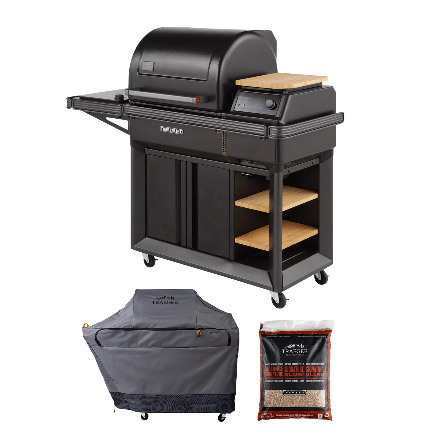 Traeger Timberline inkl. Abdeckhaube & 9kg Pellets