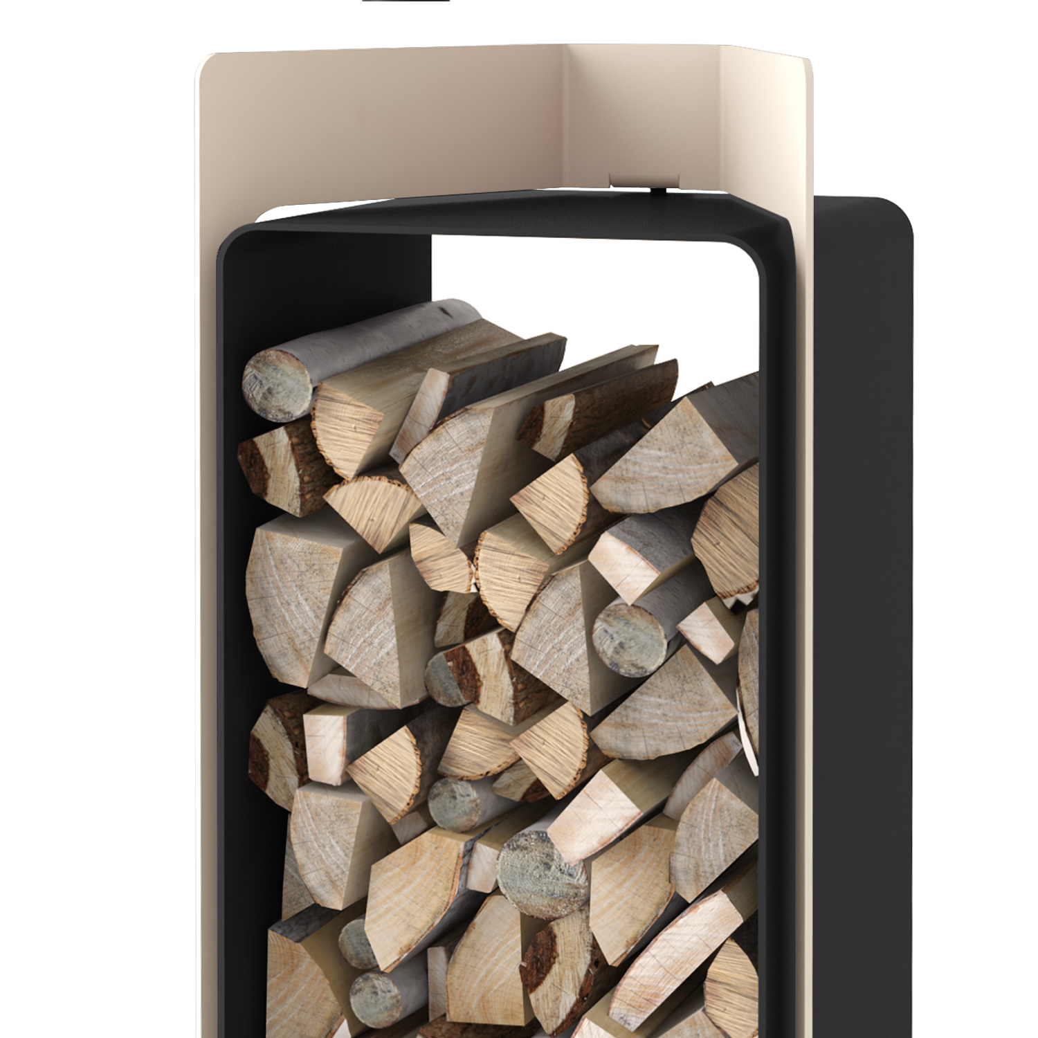 HS Flamingo Deluxe 4 Holzregal Creme HS Flamingo Deluxe 4 Holzregal Creme