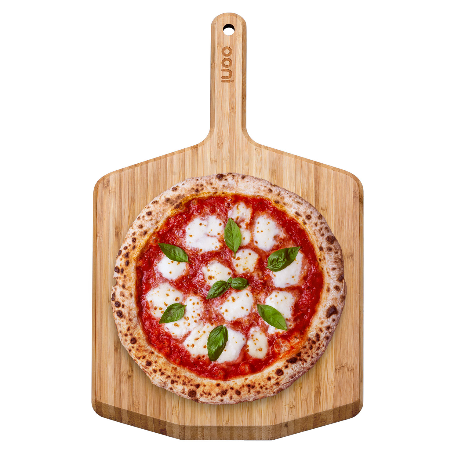 Ooni Pizzaschieber und Brett aus Bambus 12" Ooni Pizzaschieber und Brett aus Bambus 12"