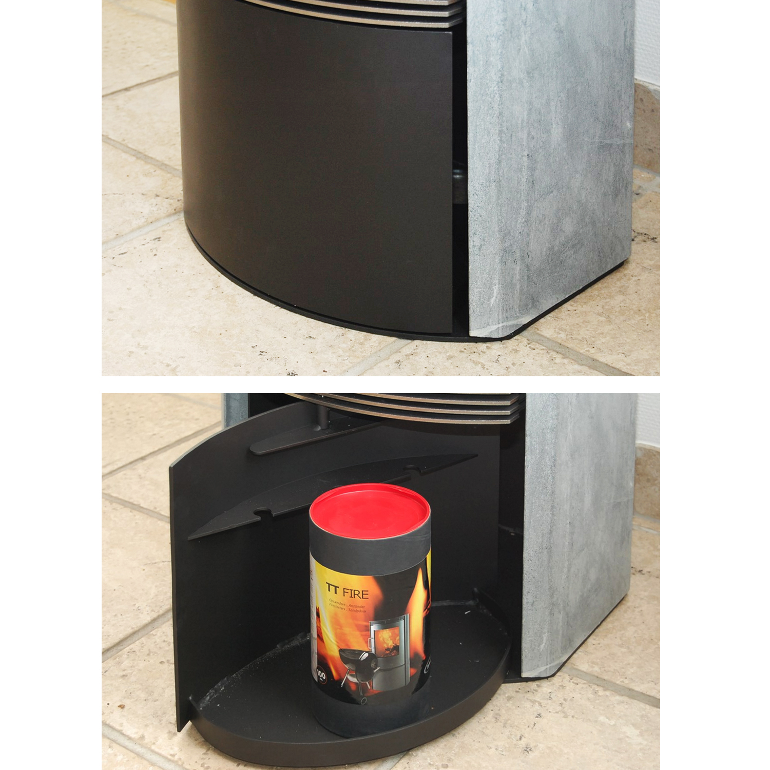 Holzfachtür TermaTech TT20 S/RS/SA, schwarz