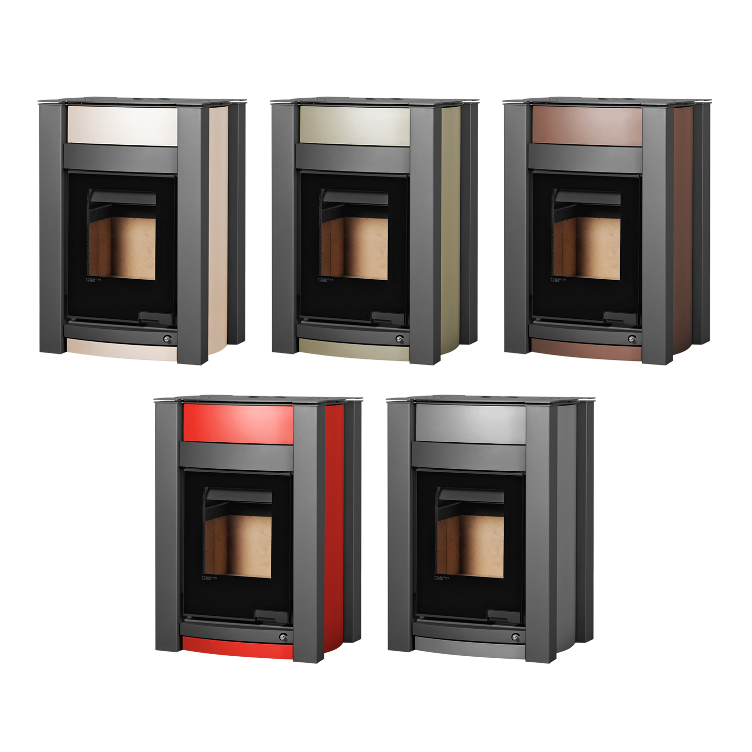 Aquaflam Vario Kalmar Manual Wasserführender Kaminofen Grey 11/5 kW Aquaflam Vario Kalmar Manual Wasserführender Kaminofen Grey 11/5 kW