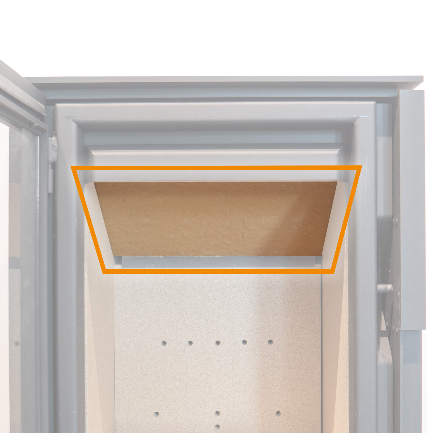 Ersatzteil - Schmitzker Cuby Kaminofen - Rauchumlenkplatte Vermiculite (für Cuby/Cuby Air 6/Cuby Air 8)