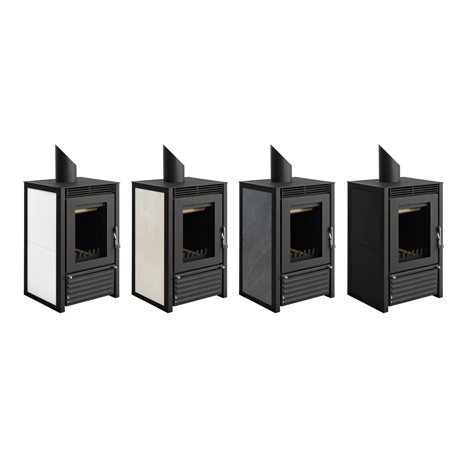 Kaminofen wasserführend Schmitzker Marbella Compact Keramik Beige