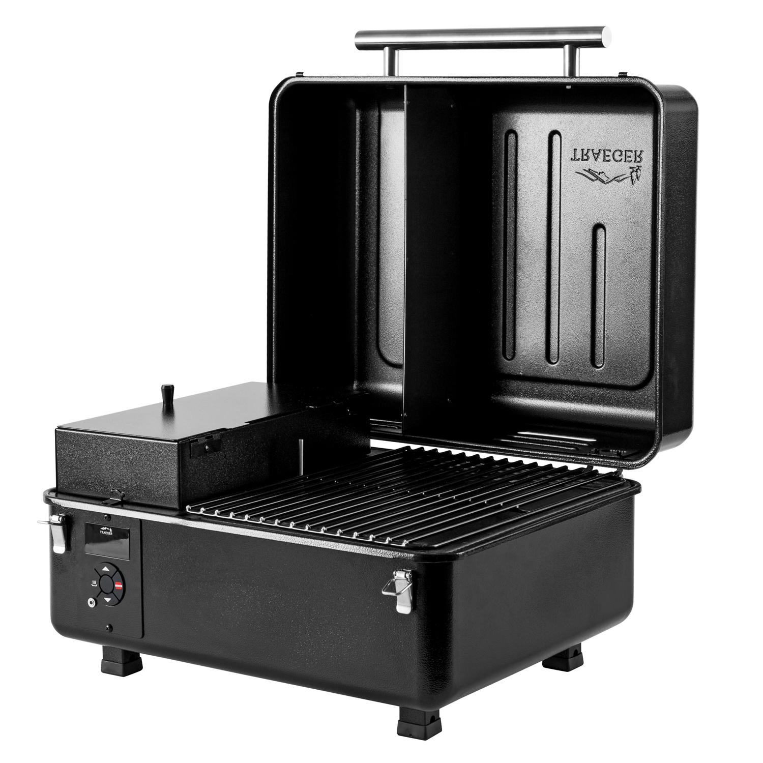 Traeger RANGER Pellet Grill inkl. Abdeckhaube, Ablaufblech-Schutzfolie + Hartholz Pellets Cherry 9 kg Traeger RANGER Pellet Grill inkl. Abdeckhaube, Ablaufblech-Schutzfolie + Hartholz Pellets Cherry 9 kg