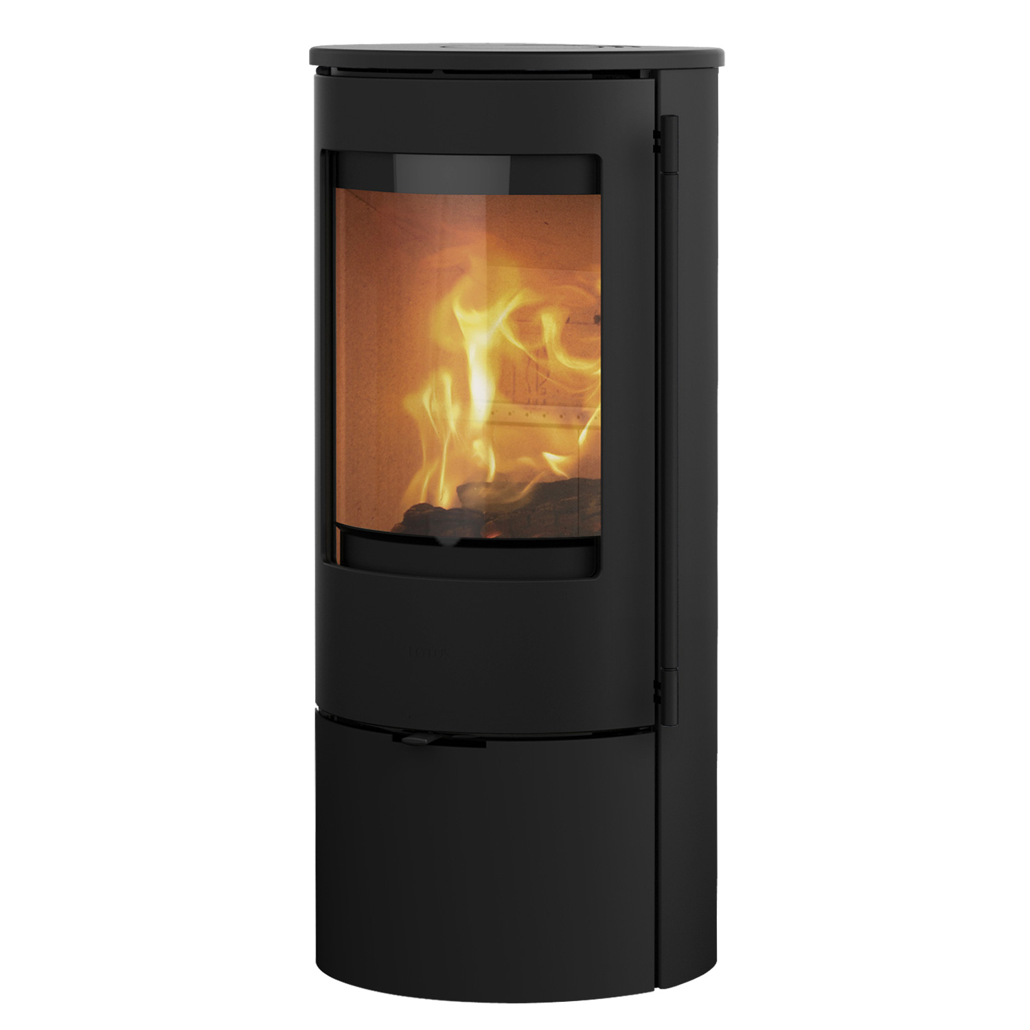 Lotus Prestige Basic Kaminofen Stahl Schwarz, DIBt, Rauchrohranschluss hinten