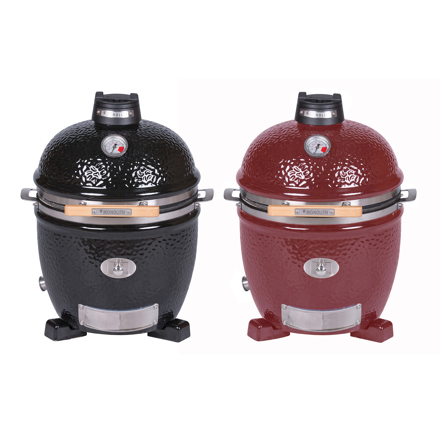 MONOLITH JUNIOR Keramikgrill PRO-Serie 2.0 Rot