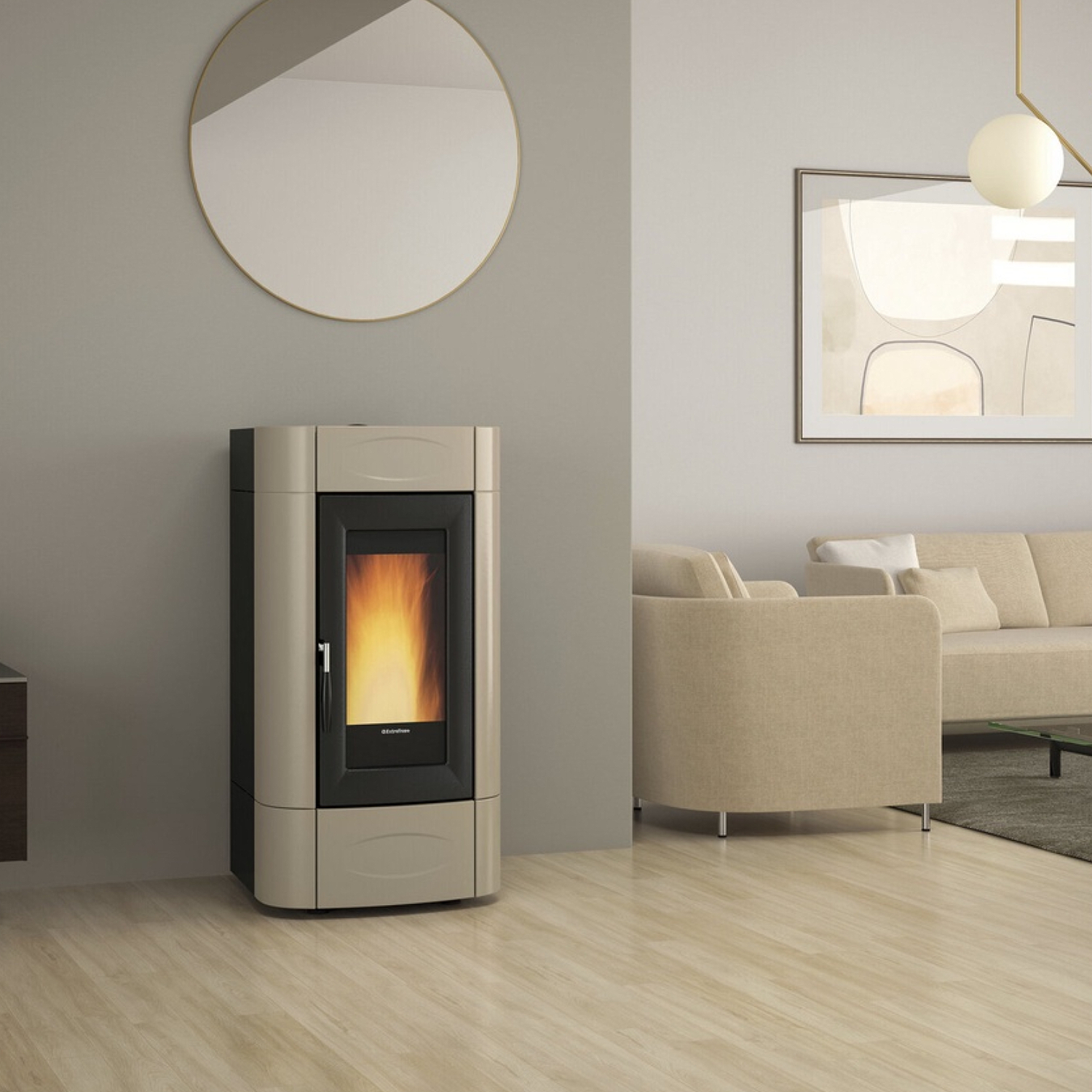 Extraflame ISIDORA IDRO H16 5.0.16 - TOLU wassergeführter Pelletofen EVOLUTION LINE