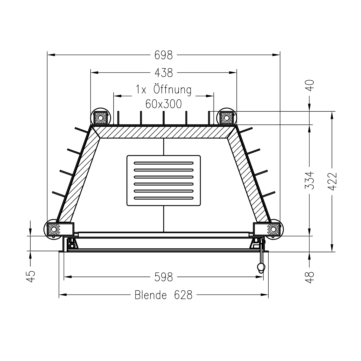 Spartherm Mini S-4S Kamineinsatz 51 cm rechts