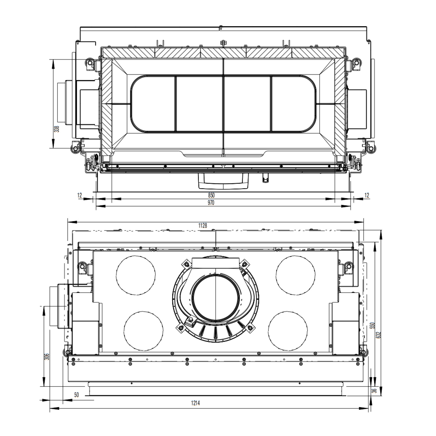Austroflamm 97x74 S 2.0 Kamineinsatz