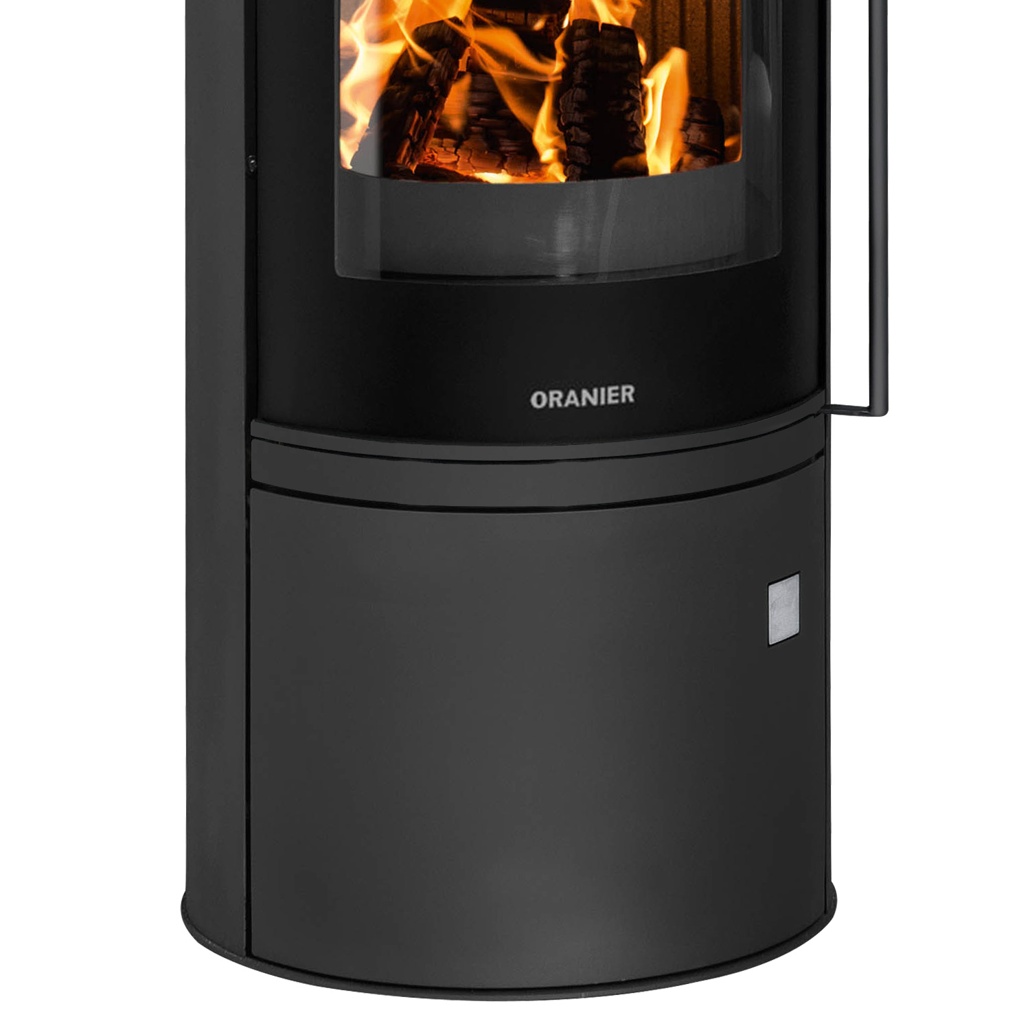 Oranier Arena 2.0 Kaminofen Stahl Schwarz mit Abdeckplatte Glas