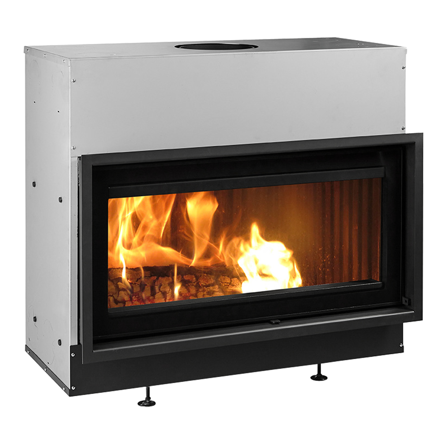 Dovre Vista 901C/V2 Kamineinsatz mit Gusseisenlamellen im Brennraum Dovre Vista 901C/V2 Kamineinsatz mit Gusseisenlamellen im Brennraum