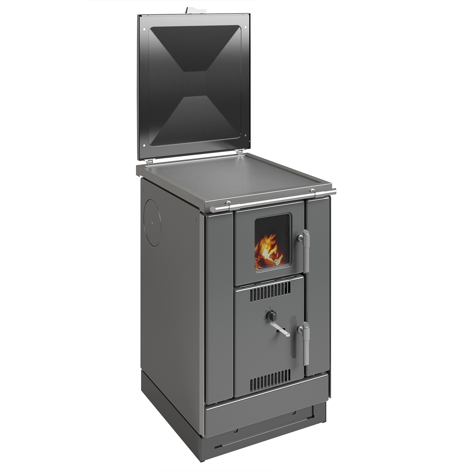 Wamsler K 158 F Küchenofen wasserführend Anthrazit Stahlplatte