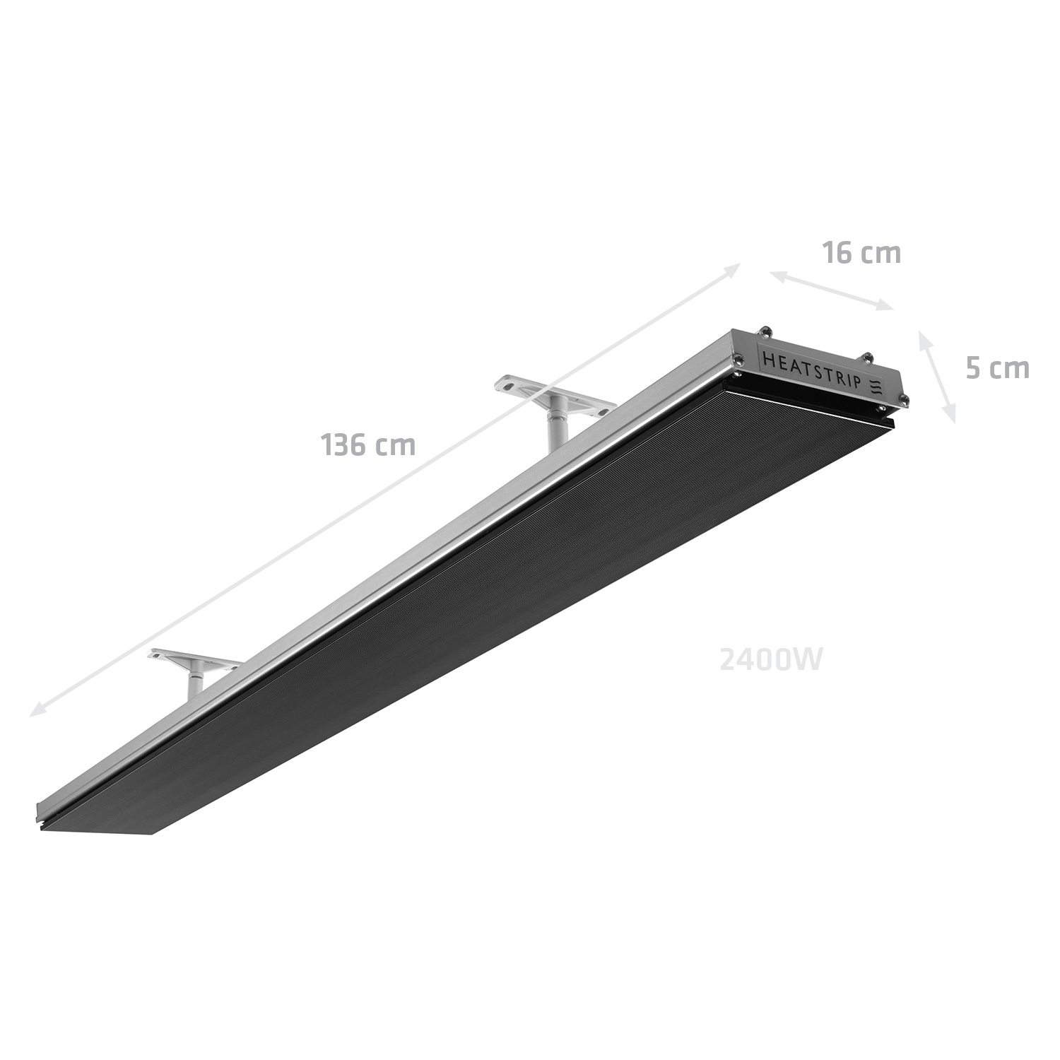 HEATSTRIP Heizstrahler Design Indoor + Outdoor 2400 Watt