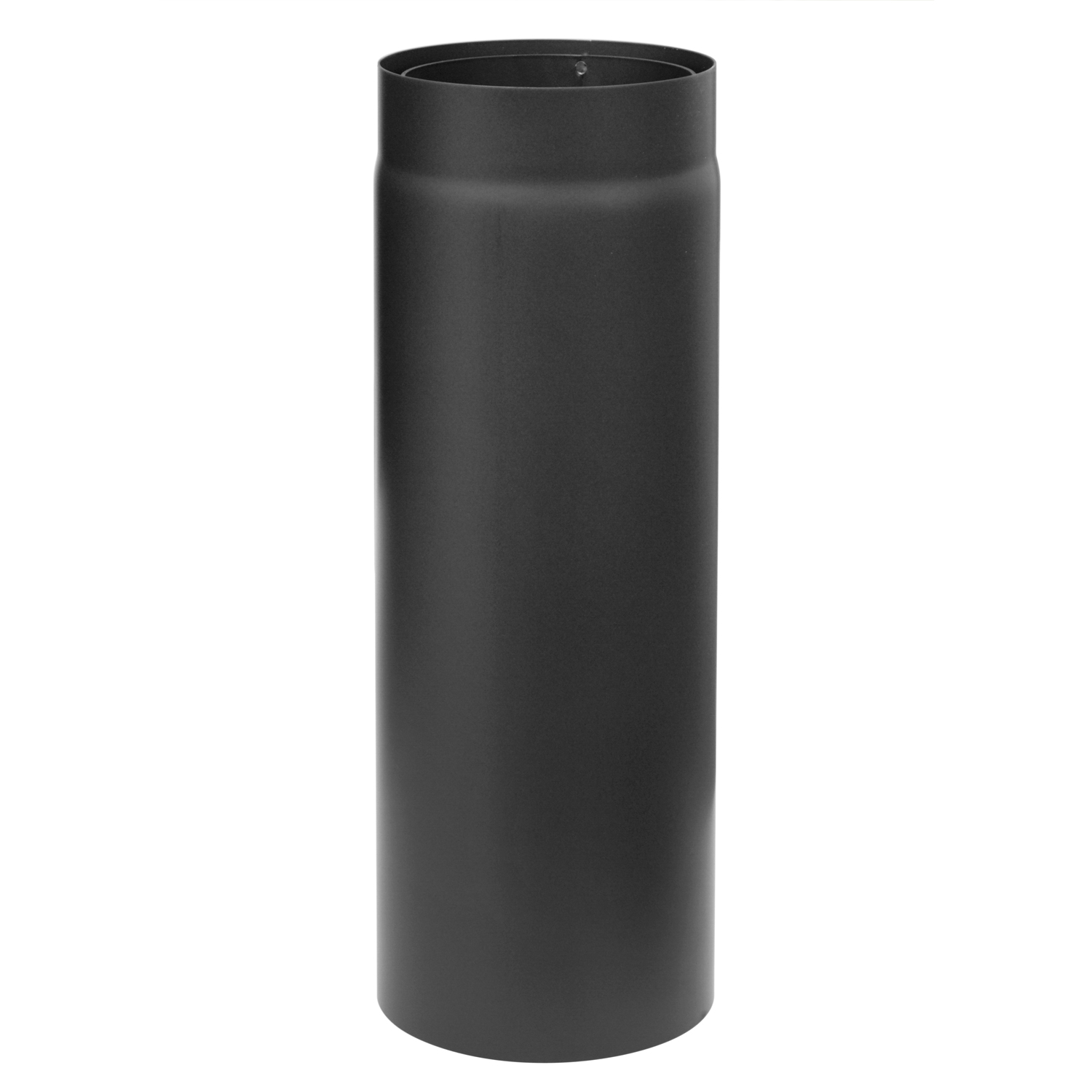 Raik Izoker Längenelement 150mm schwarz doppelwandig L: 500mm für Rauchrohr / Ofenrohr