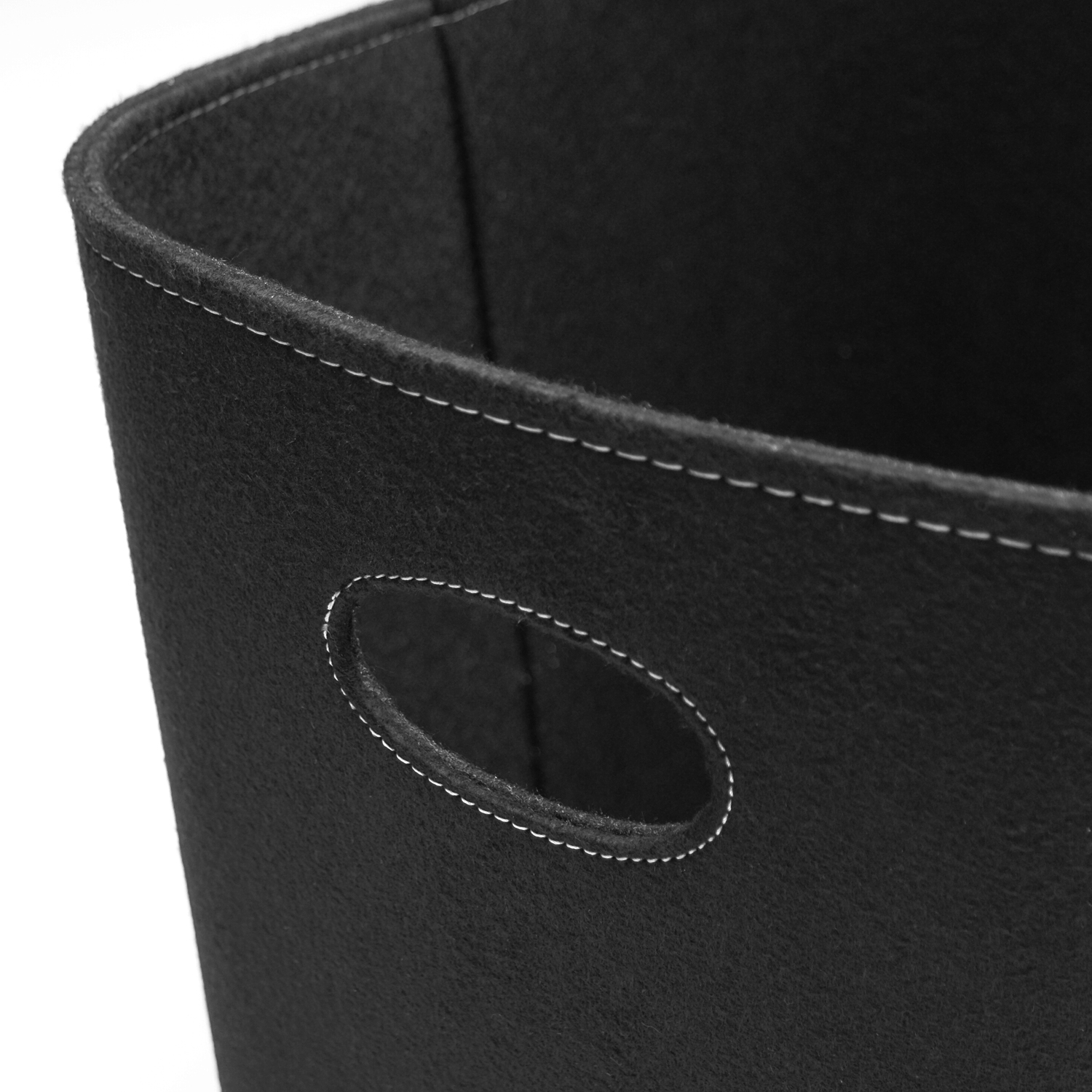 Raik Holzkorb, Filzkorb Schwarz, groß Raik Holzkorb, Filzkorb Schwarz, groß