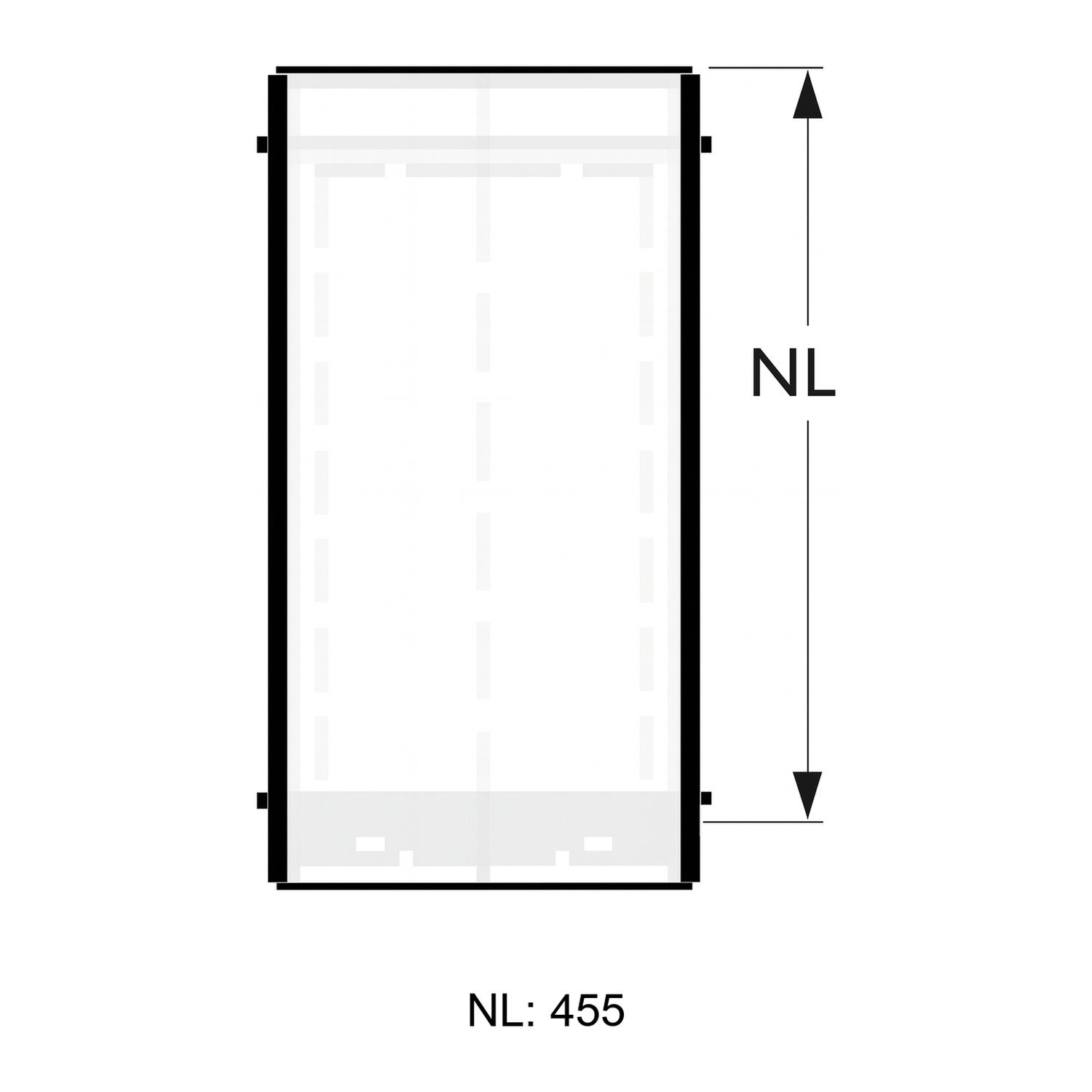 Schiedel ICS Rohrelement 500 mm ICS Ø130 doppelwandig glänzend