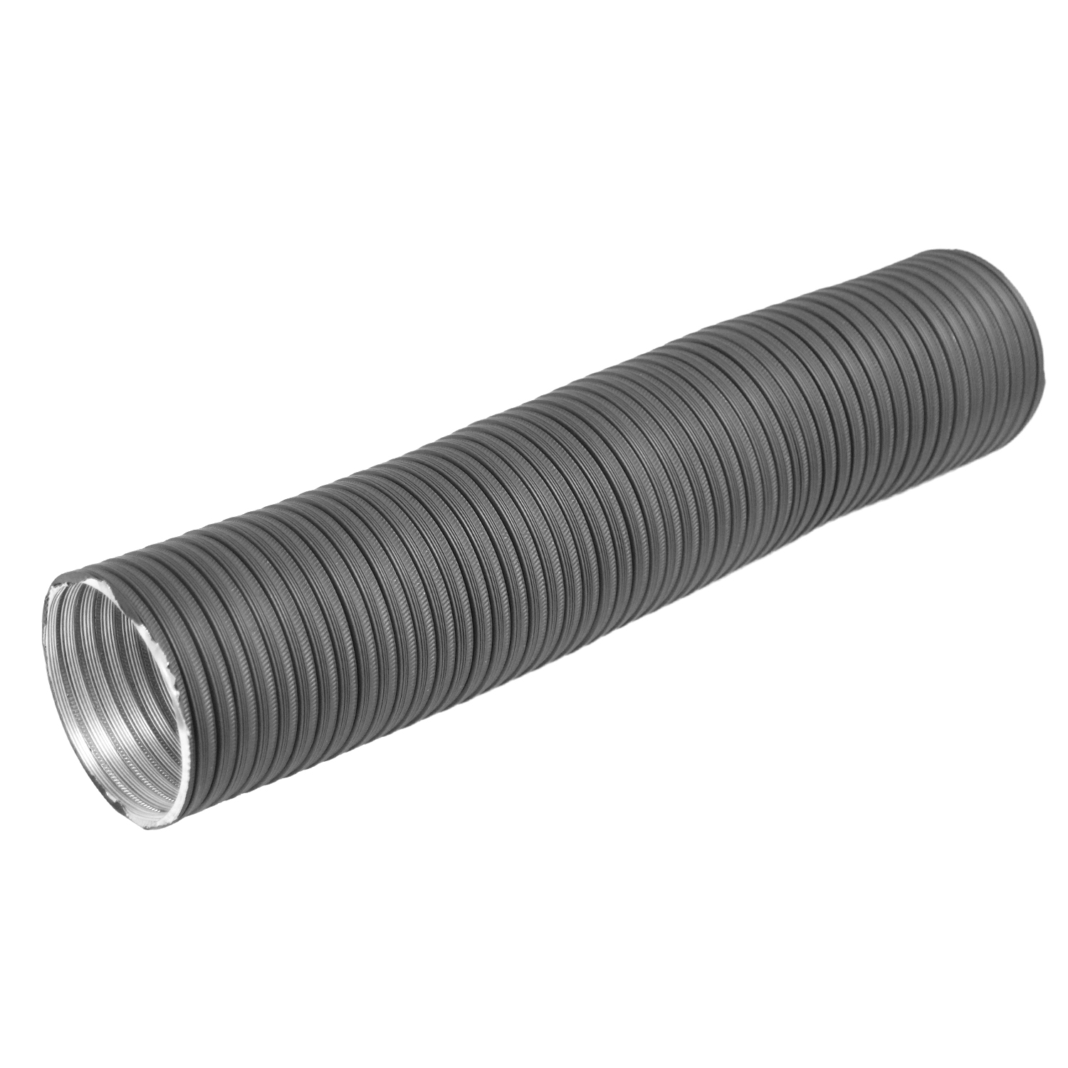 Raik Color Flex Aluflexrohr grau Ø 100 mm Länge 1,5 m, für Außenluft-Anschluss Raik Color Flex Aluflexrohr grau Ø 100 mm Länge 1,5 m, für Außenluft-Anschluss