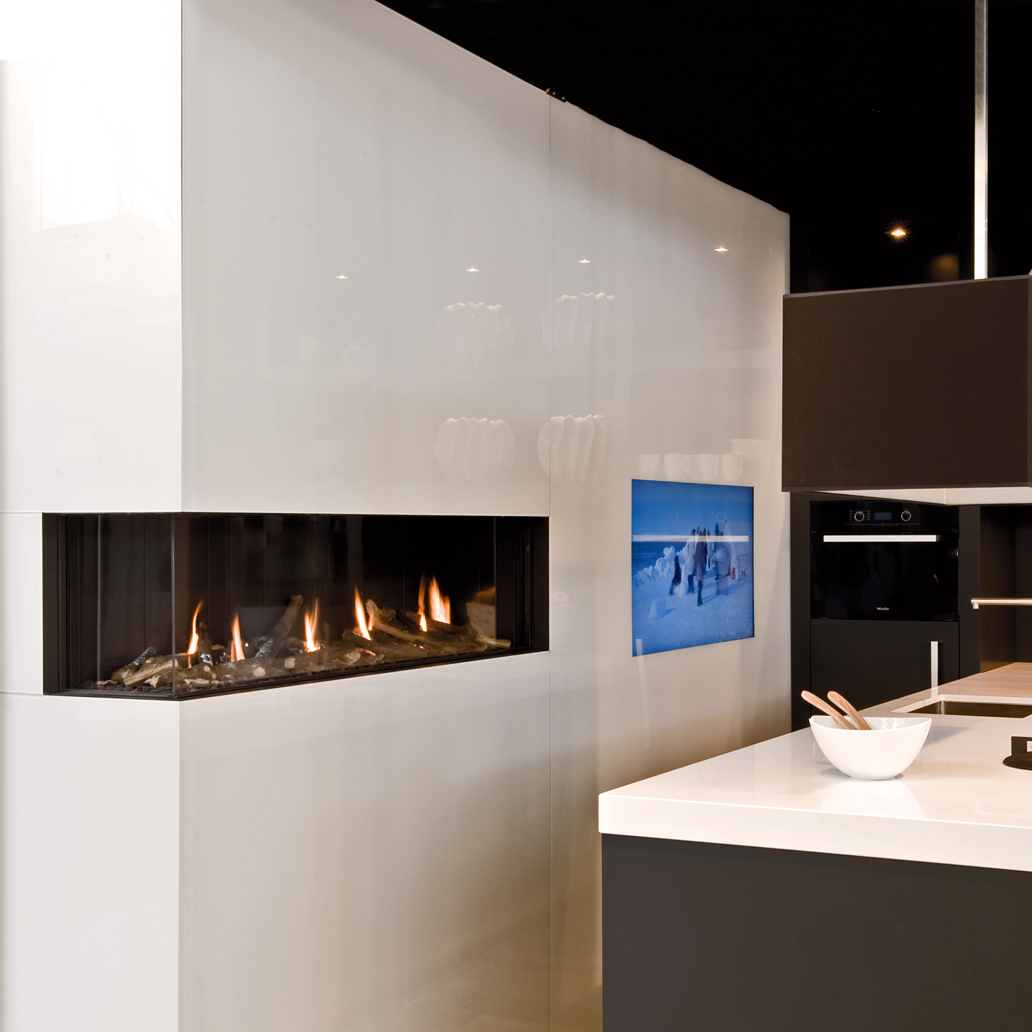 Trimline Fires Trimline 140 Corner Left Gas Kamineinsatz G20/G25 Trimline Fires Trimline 140 Corner Left Gas Kamineinsatz G20/G25