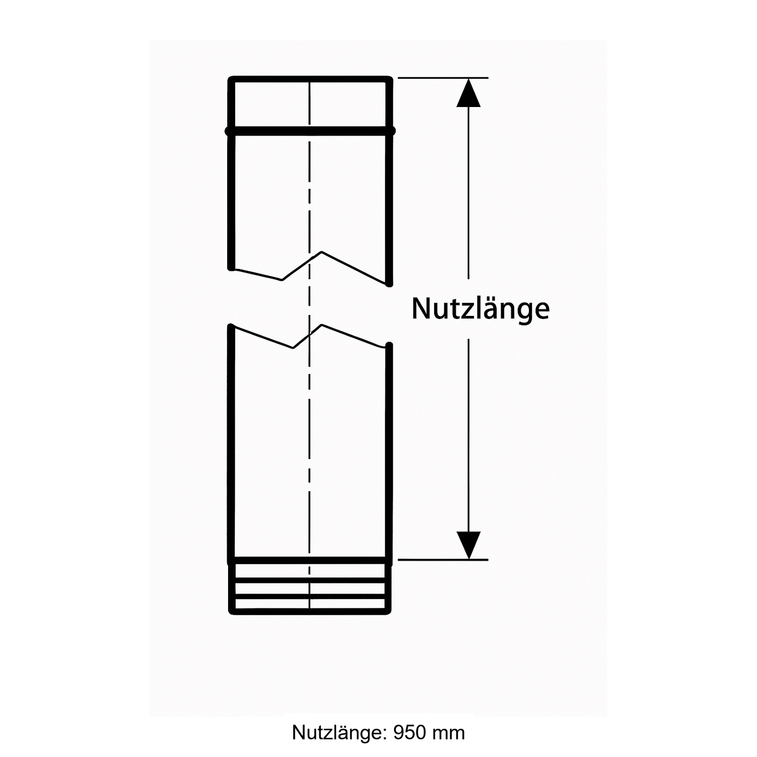 Schiedel PRIMA PLUS Rohrelement 1000mm Ø113 mm einwandig matt Schiedel PRIMA PLUS Rohrelement 1000mm Ø113 mm einwandig matt