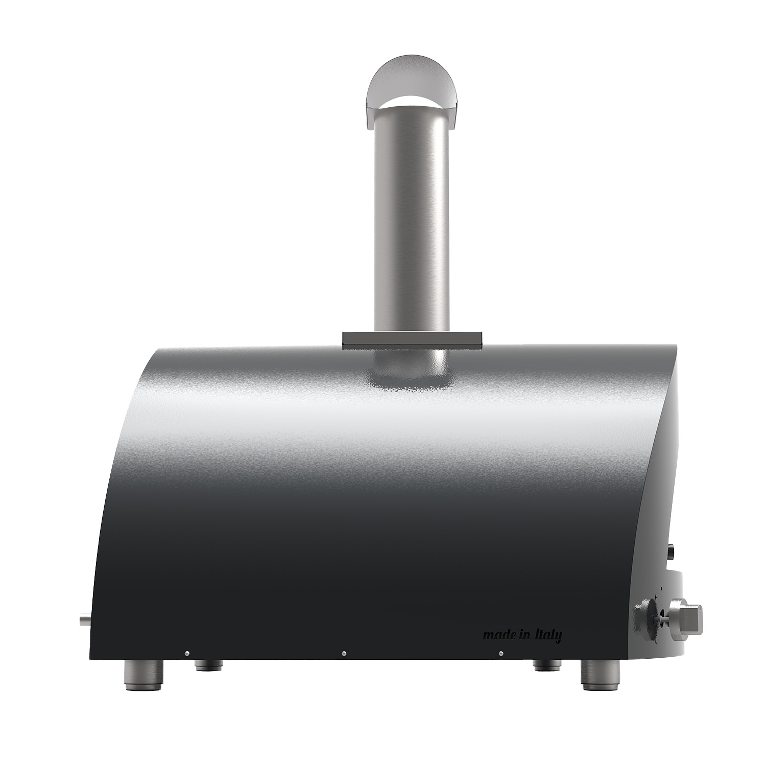 Alfa Moderno 5 Pizze Pizzaofen Hybrid Schiefer Grau