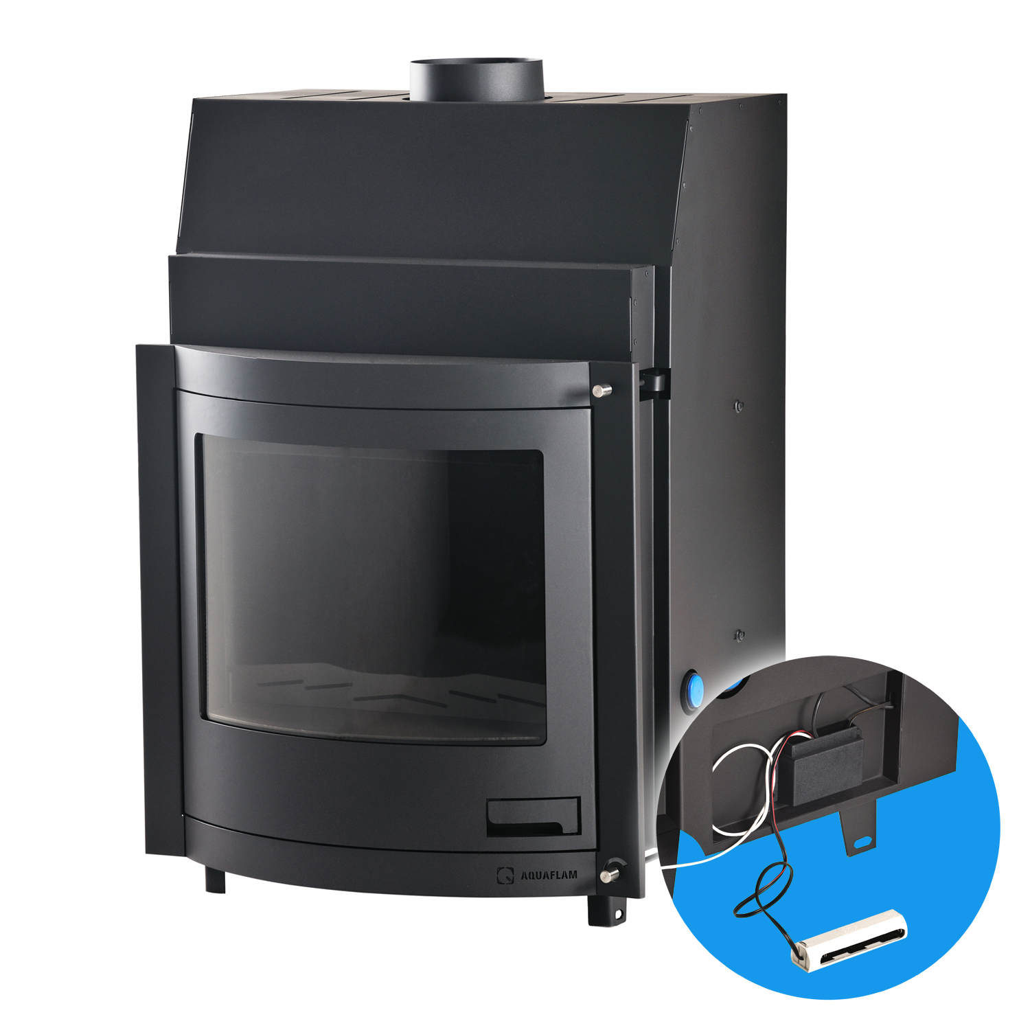 Aquaflam 25 Panorama Basic Wasserführender Kamineinsatz Aquaflam 25 Panorama Basic Wasserführender Kamineinsatz