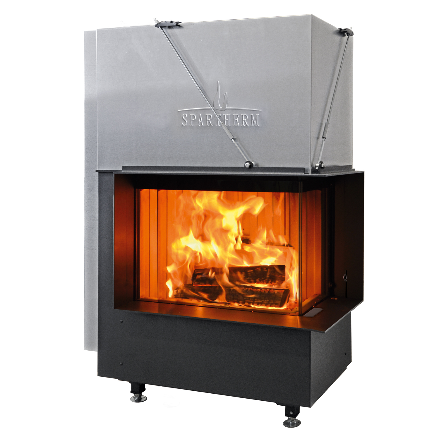 Spartherm Premium Varia-2R-80h Kamineinsatz Ecke RRA Ø 200 mm