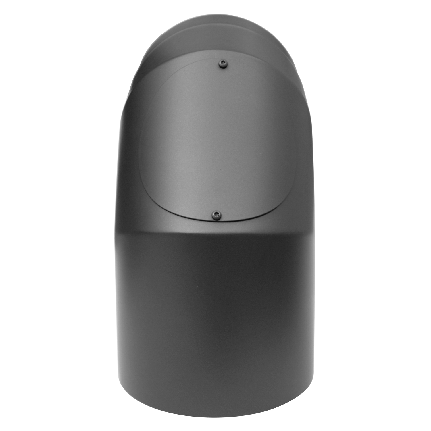 Raik Izoker Rauchrohrbogen 150mm schwarz doppelwandig 90° mit Tür für Rauchrohr / Ofenrohr