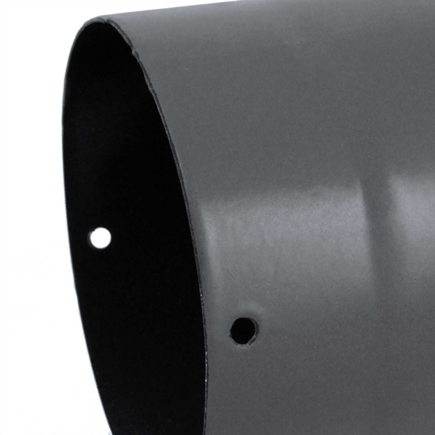 Raik Rauchrohrbogen / Ofenrohrbogen Emaille 150mm - 90° Bogen glatt Grau mit Reinigungsöffnung Raik Rauchrohrbogen / Ofenrohrbogen Emaille 150mm - 90° Bogen glatt Grau mit Reinigungsöffnung