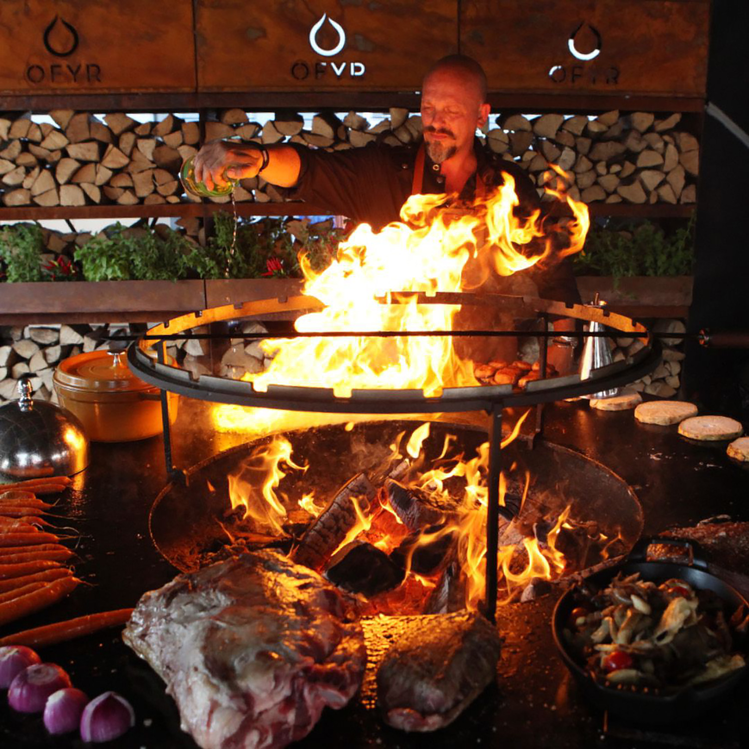 OFYR Grillzubehör-Set für XL Corten 150