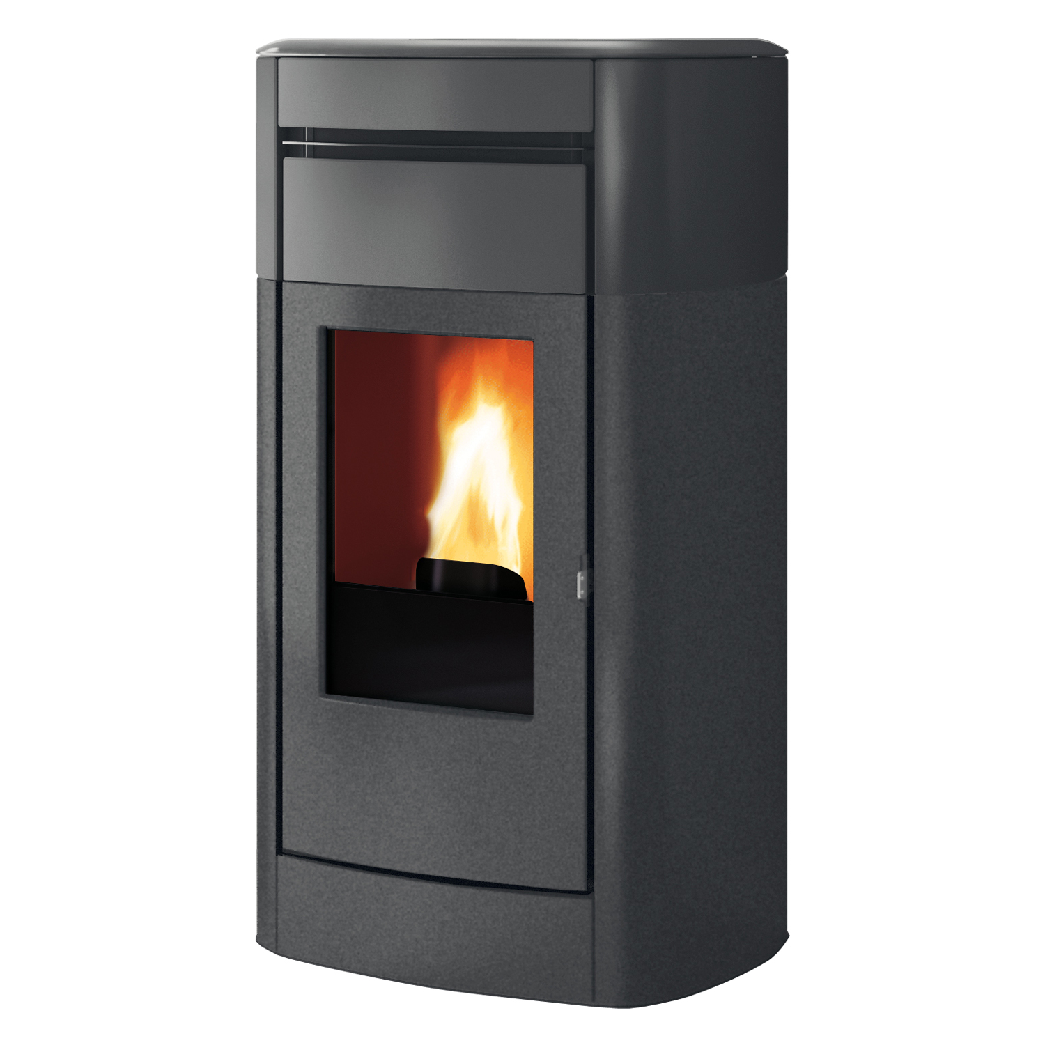 Edilkamin Vyda Air Tight Pelletofen Stahl/Keramik Grau