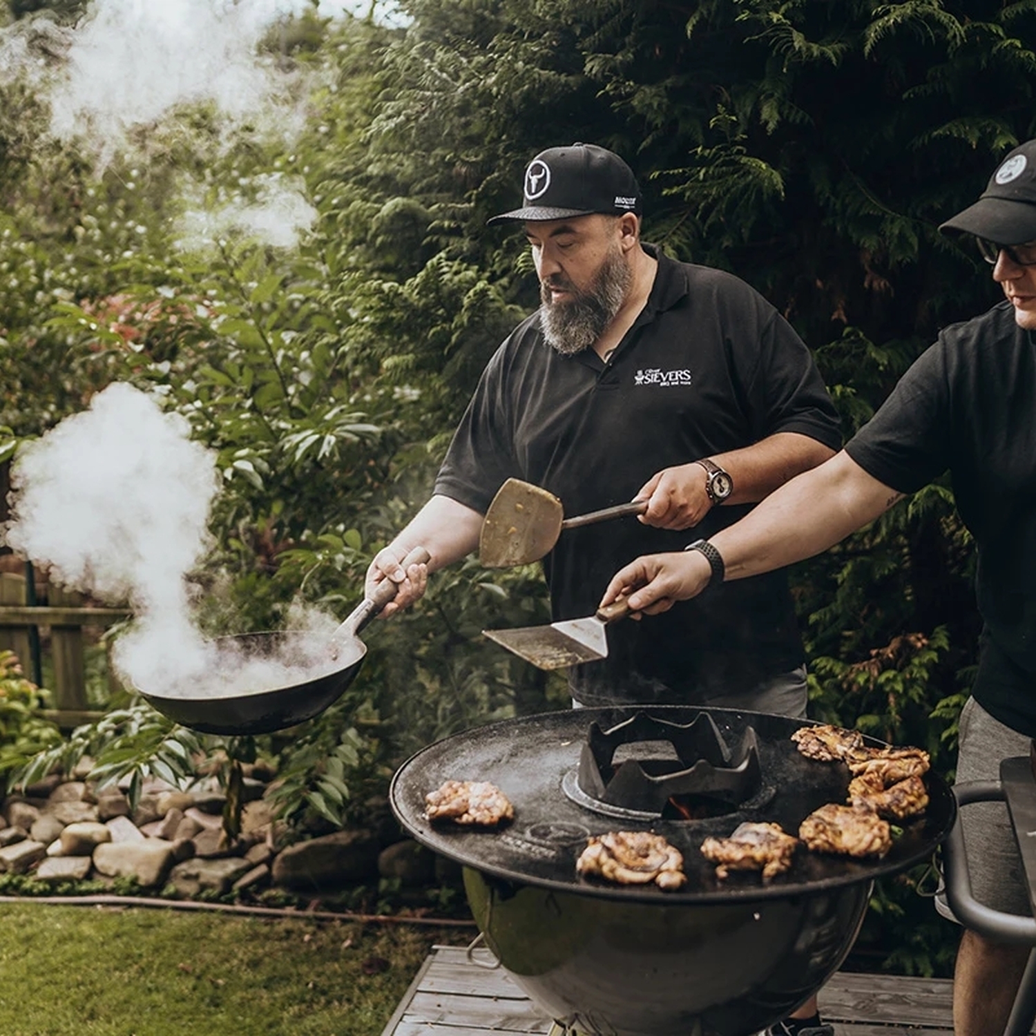 Moesta Stahlwok mit Holzgriff