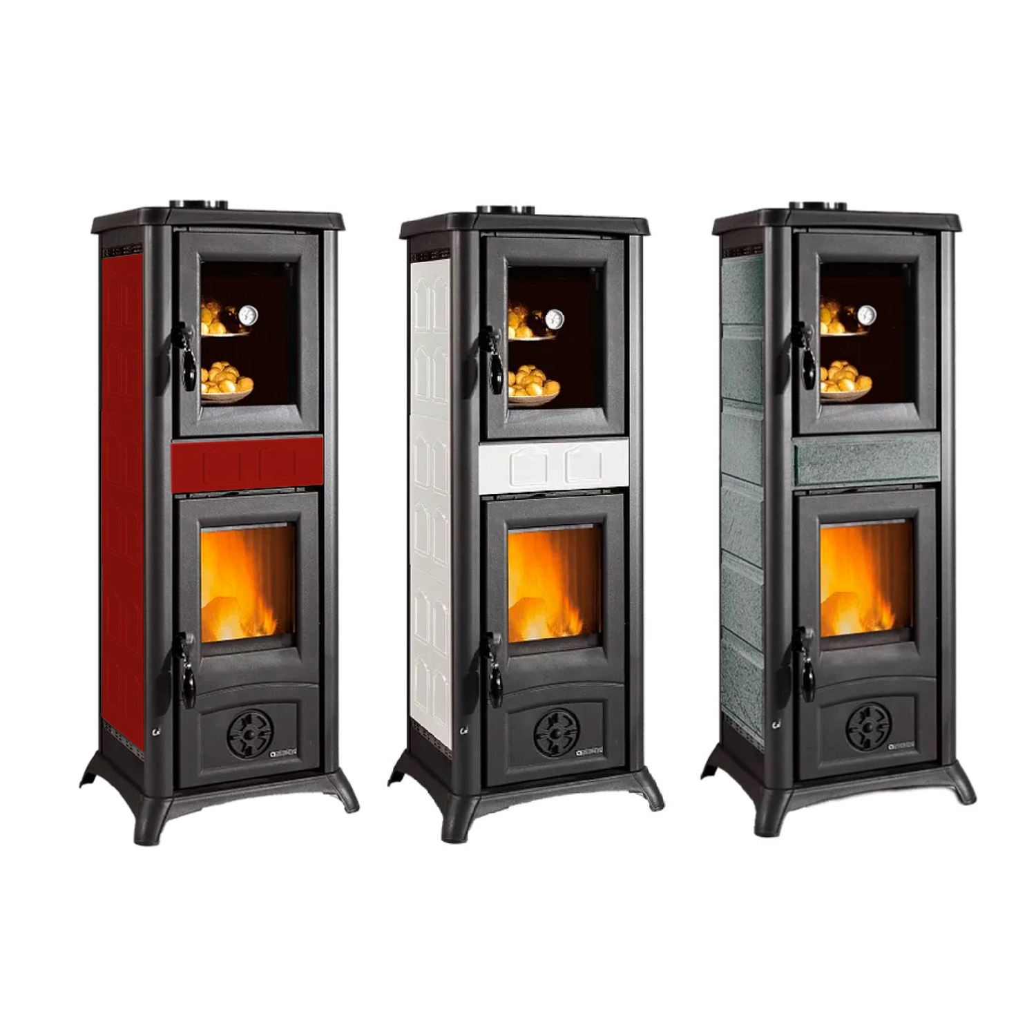 La Nordica Gemma Forno 16 Kaminofen Bordeaux