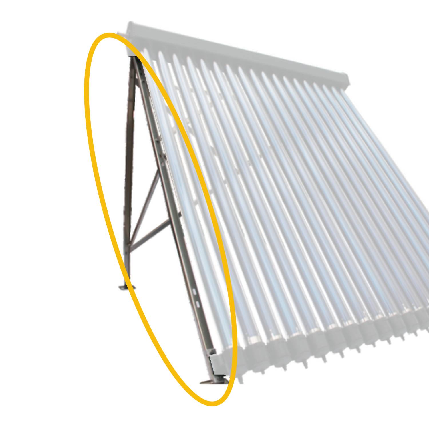 Sunex Flachdachmontageset für 1 Kollektor HP30